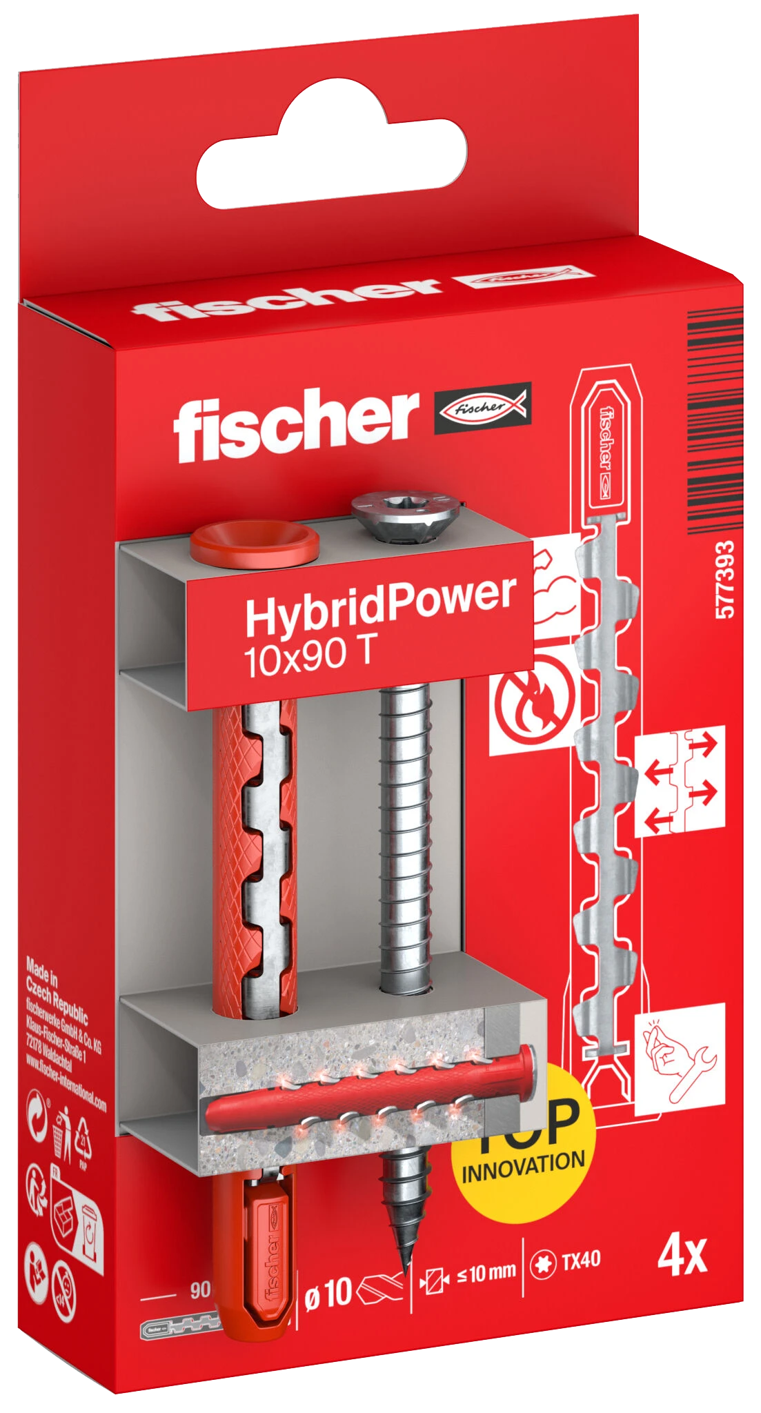 fischer HybridPower 10 x 90 T K