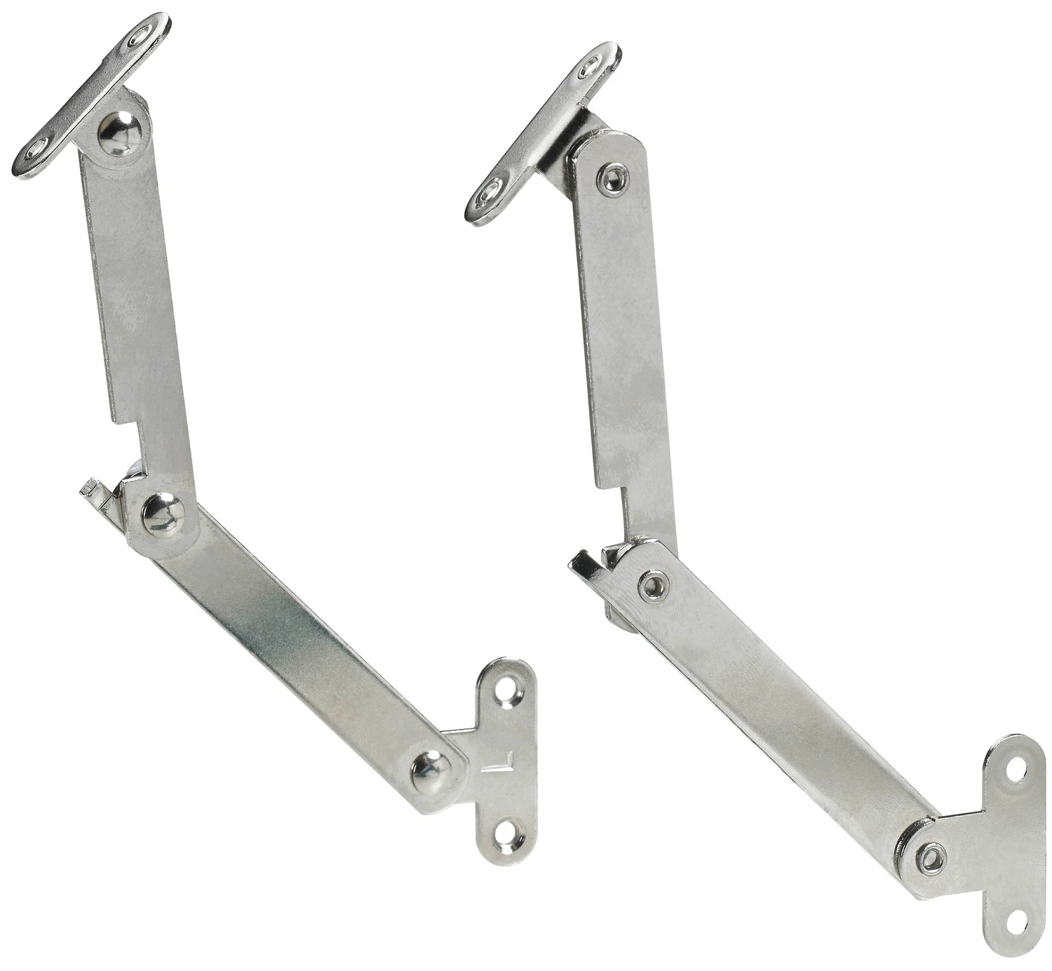 Mini-Klappenhalter 130mm vernickelt