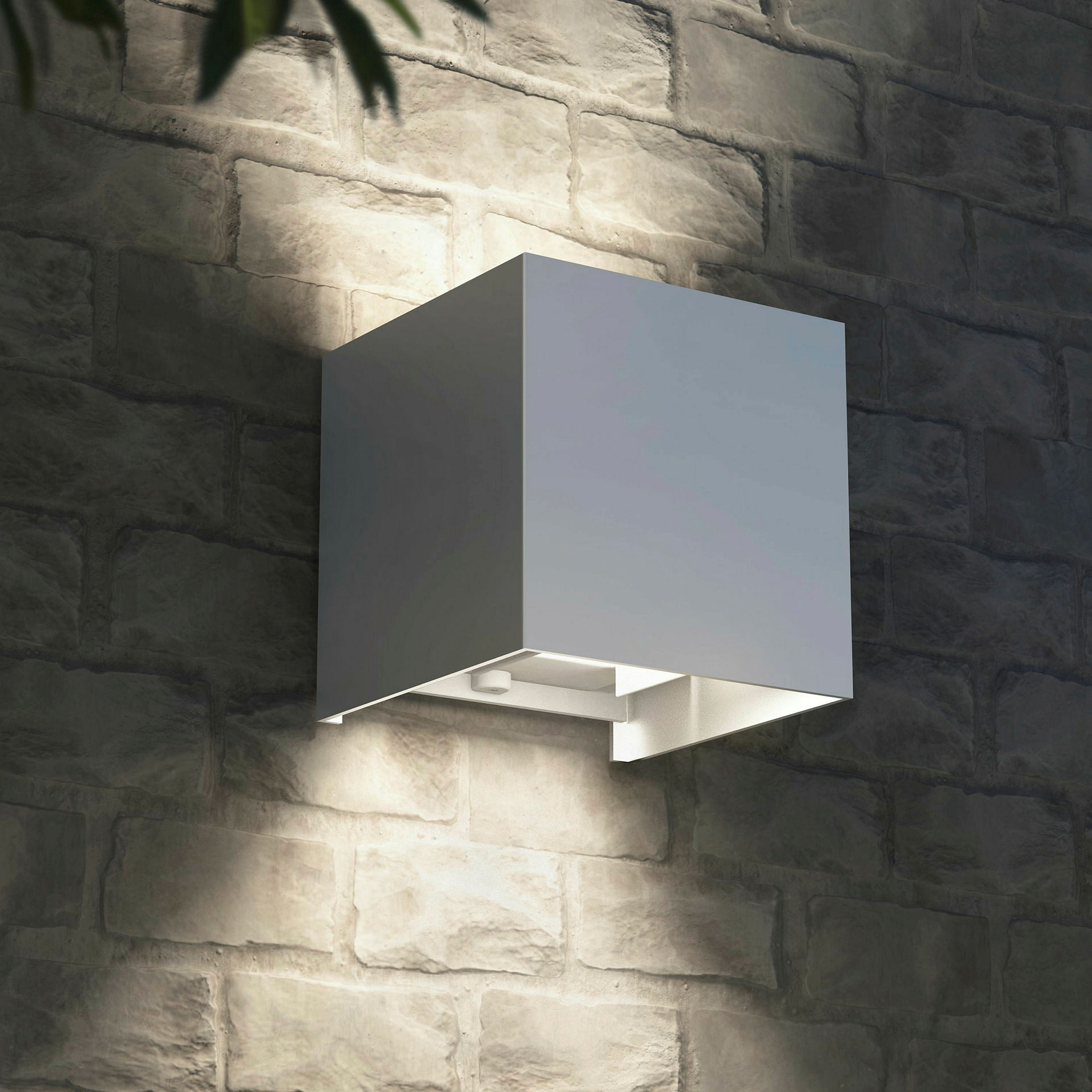 Hama LED Wandlampe für innen und außen, WLAN, App- u. Sprachsteuerung, Weiß