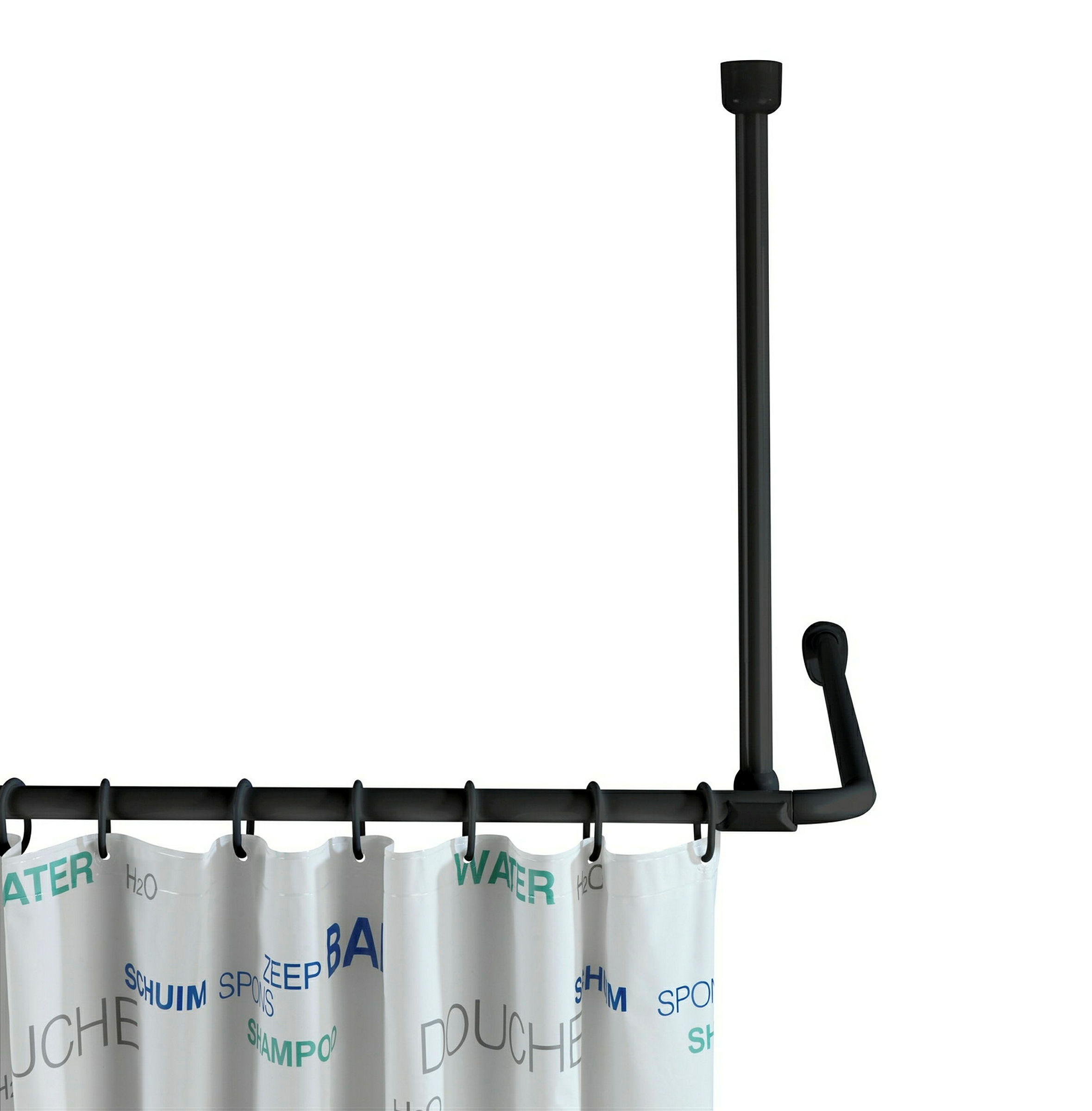 Deckenstütze universal 57 cm schwarz