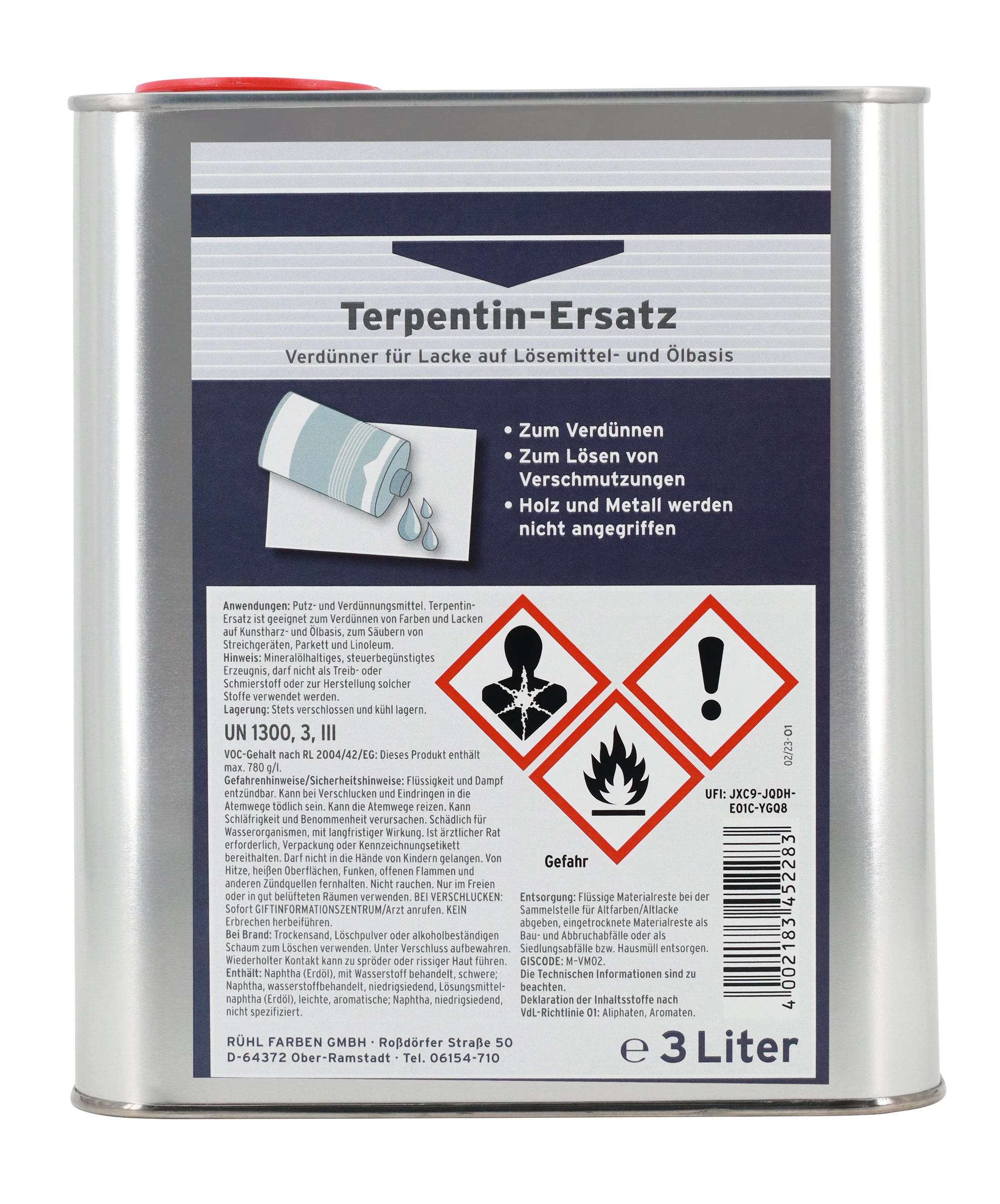 Terpentinersatz 3 L