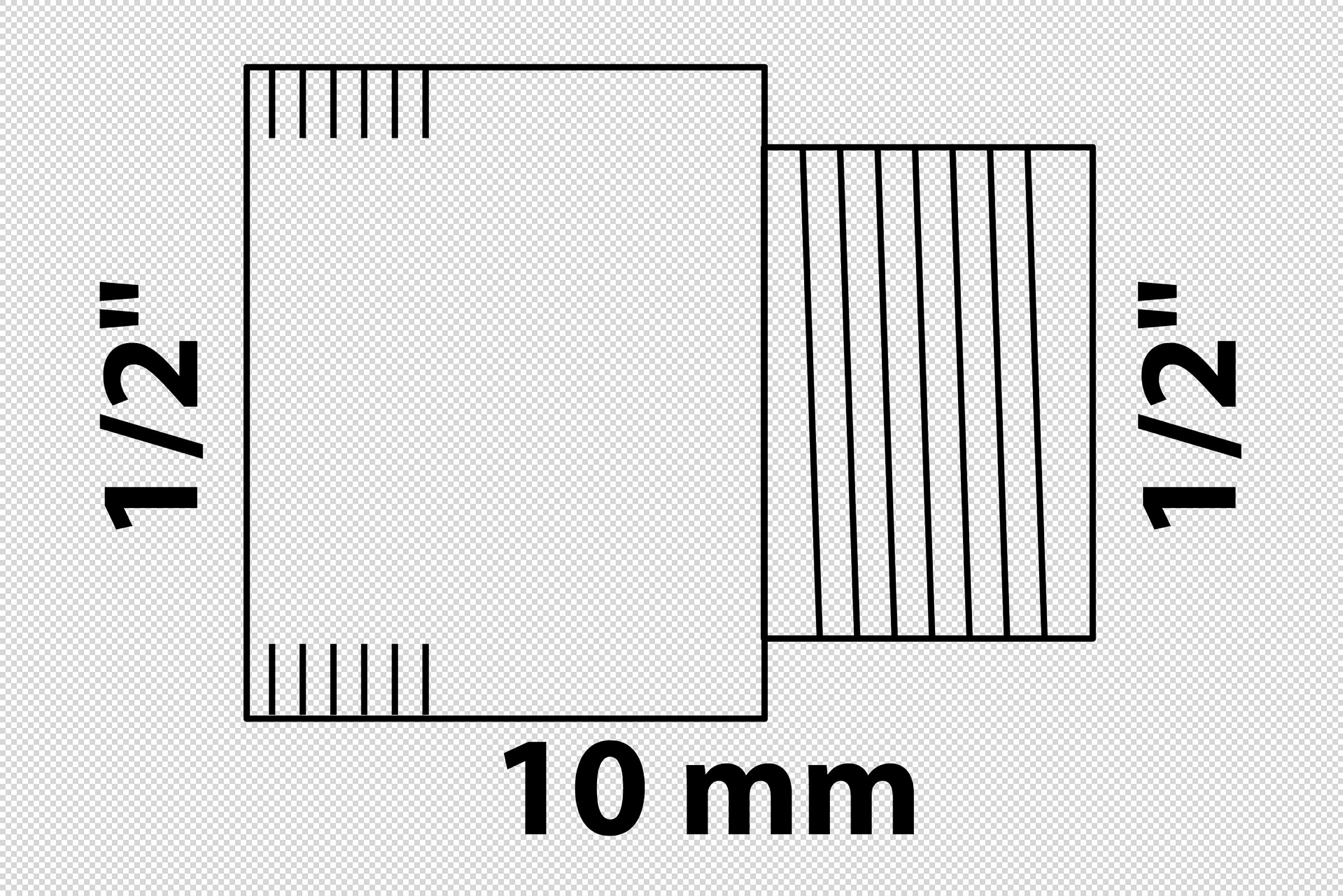 MS Hahnverlängerung, blank, 1/ 2'' x 10 mm