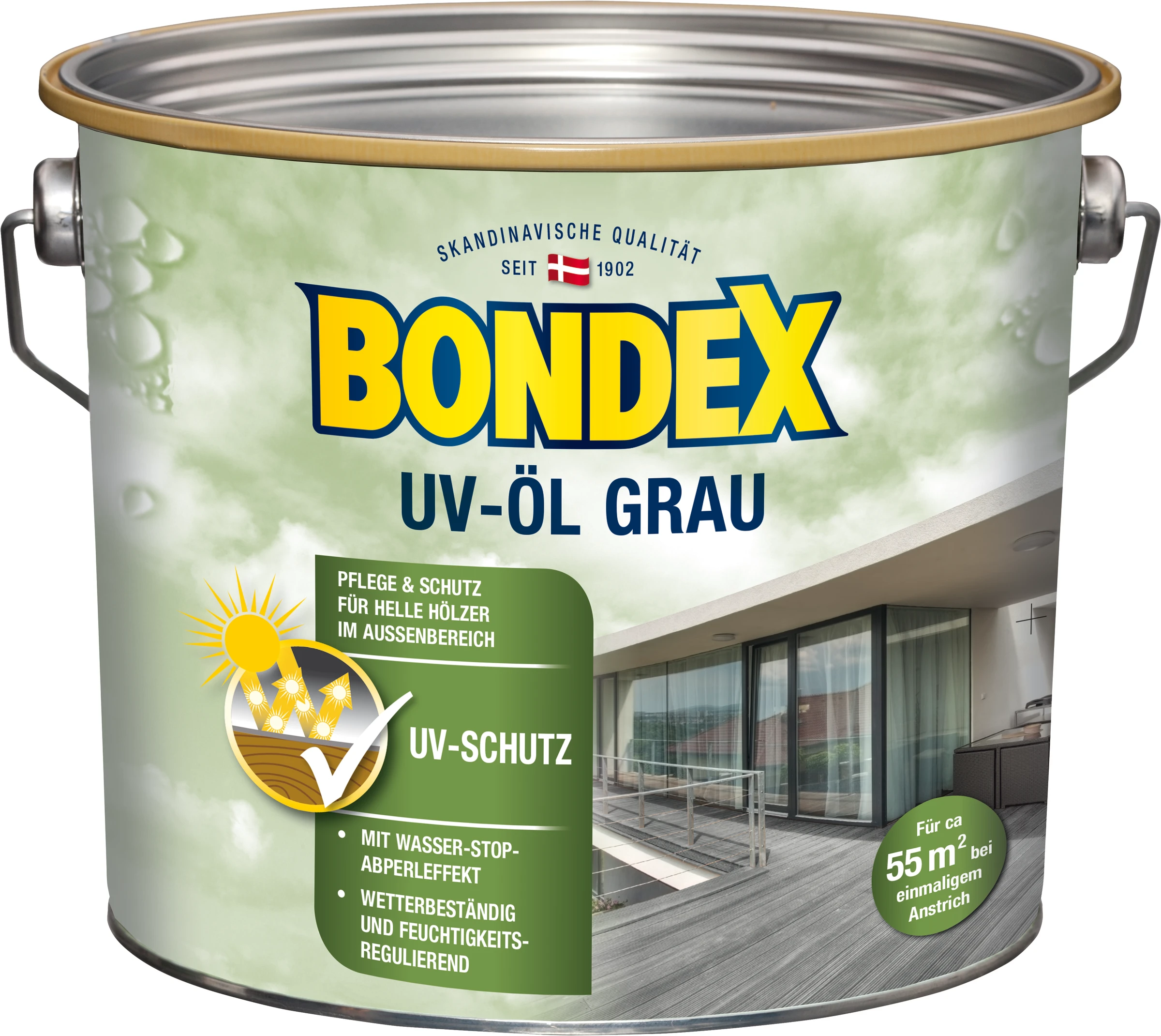 BONDEX UV-Öl Universal Grau 2,5l