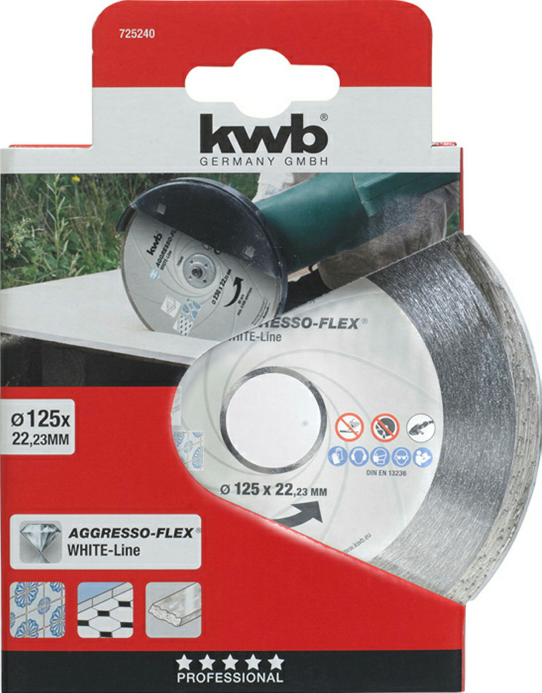AGGRESSO-FLEX® White-Line DIAMANT Trennscheiben, ø 125 mm