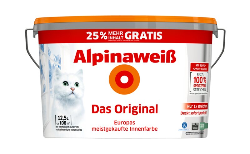 Alpinaweiß Das Original 12,5L 25 %gratis