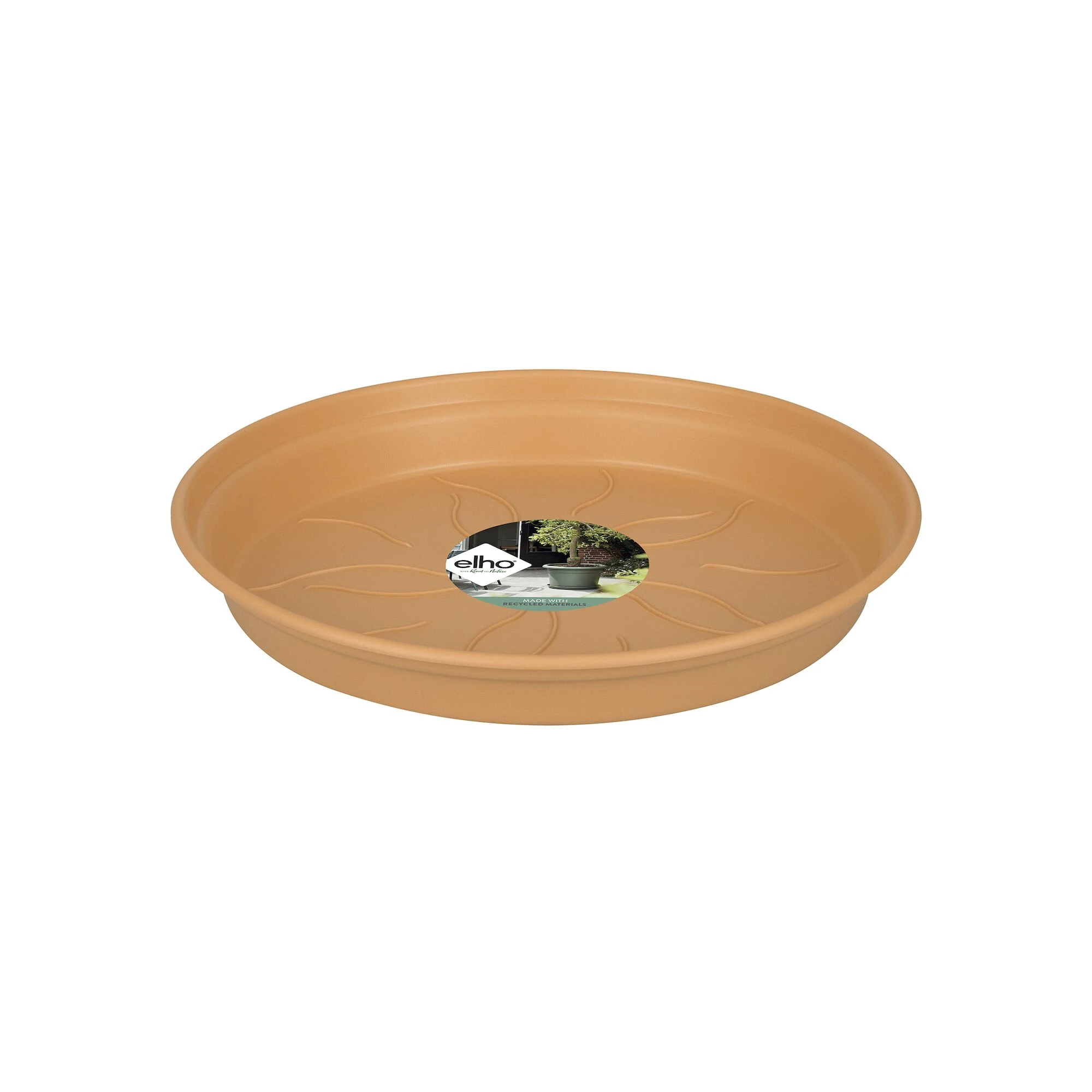 Elho Green Basics Untersetzer 10 - Braun - L 10 x B 10.1 x H 2 cm - Innen,