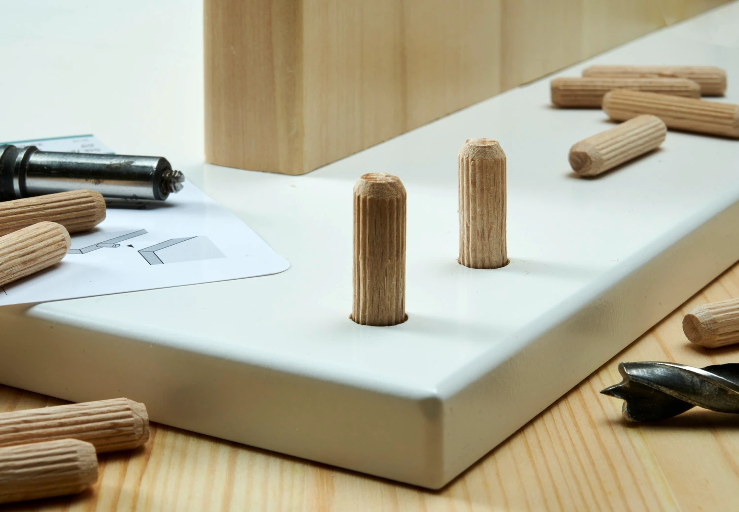 Holzdübel 6x60mm Buche 10 Stück