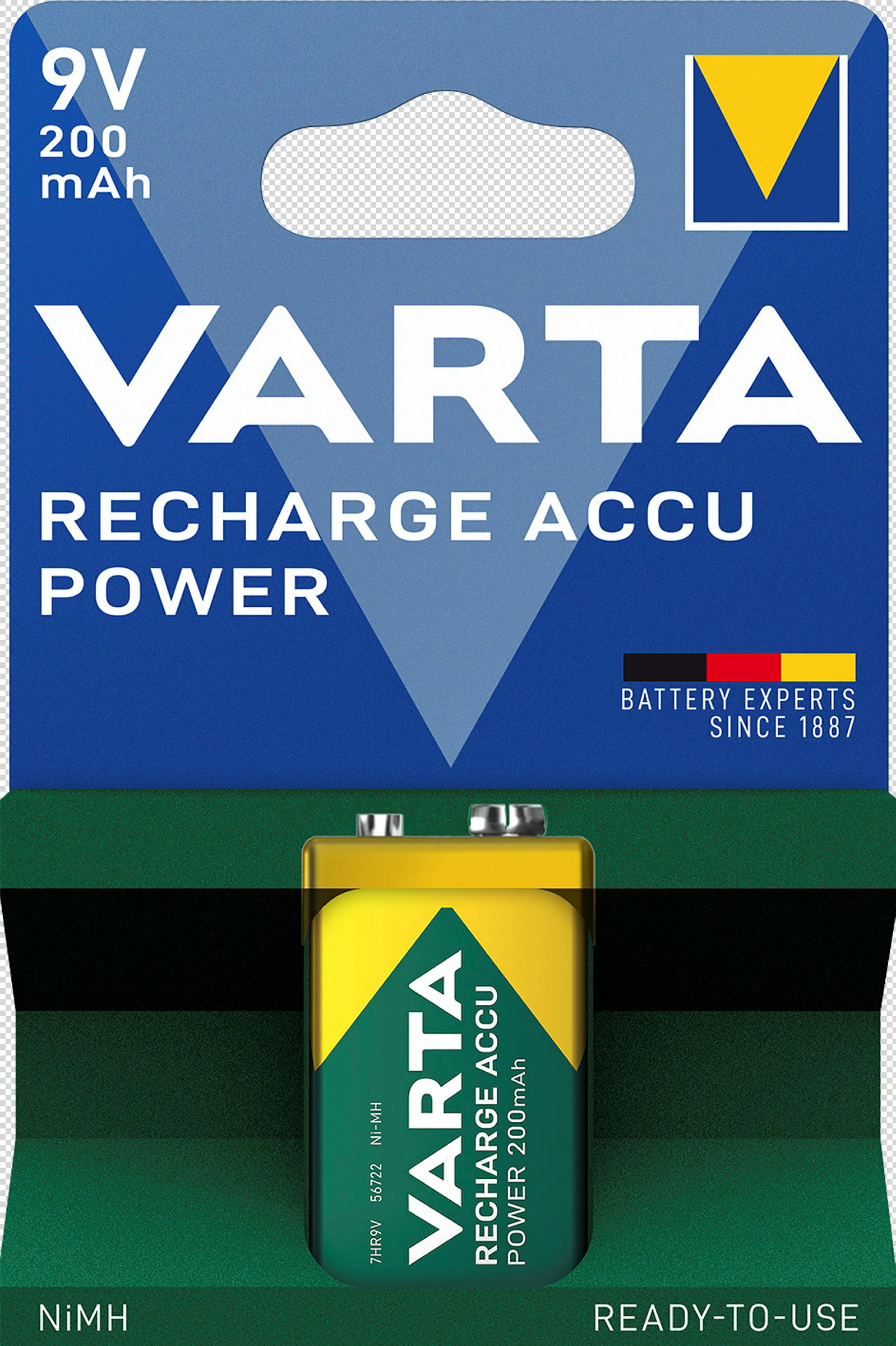 VARTA RECH.ACCU Power 9V 200mAh Blister 1