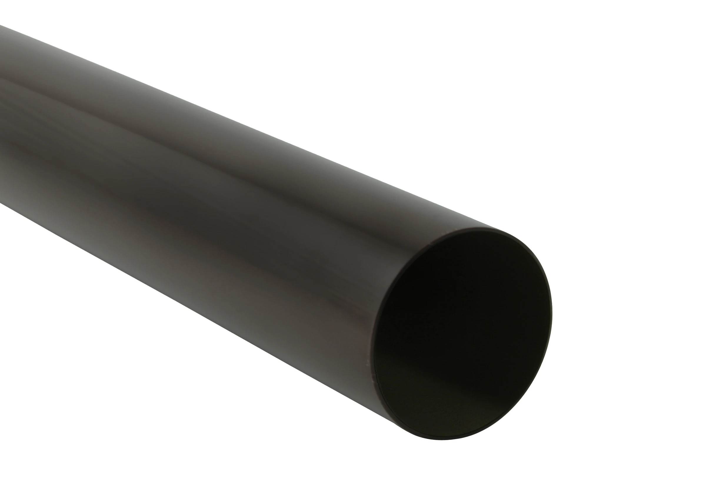 Fallrohr DN 53 braun 1 m lang