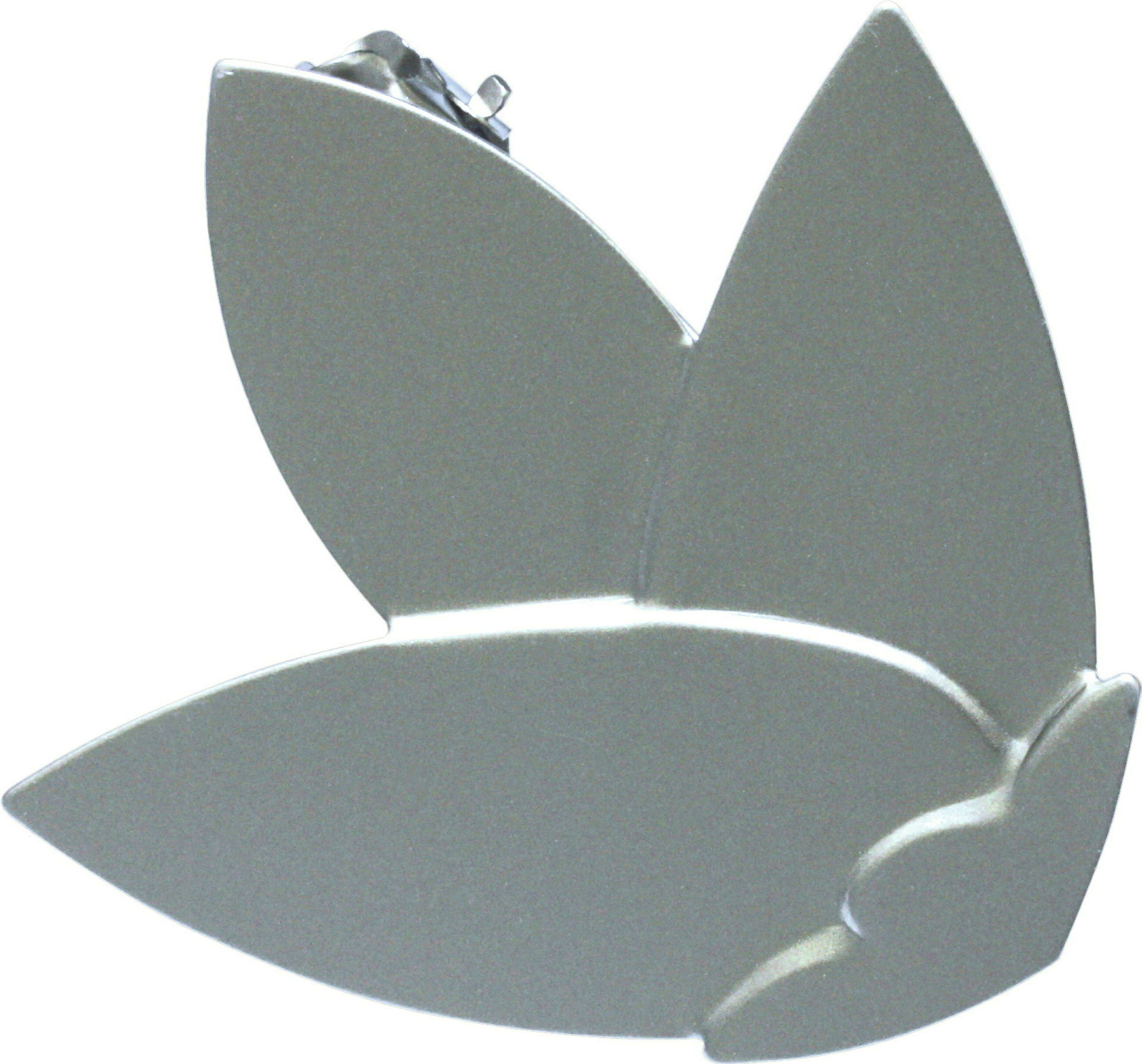 Dekoklammer Flower für Gardinen, silber-matt