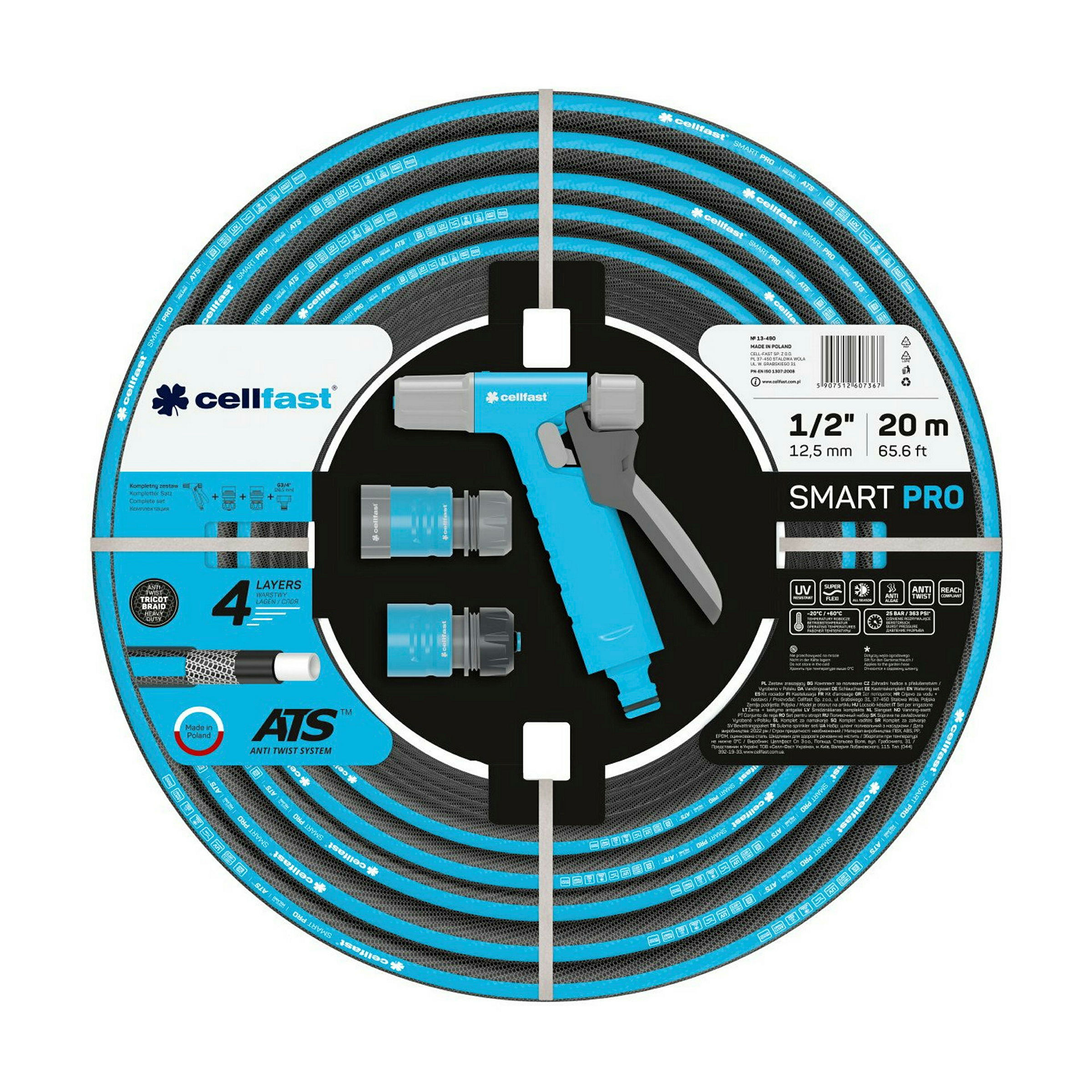 Schlauchset SMART PRO ATS 1/2'' 20 m - komplettes Set