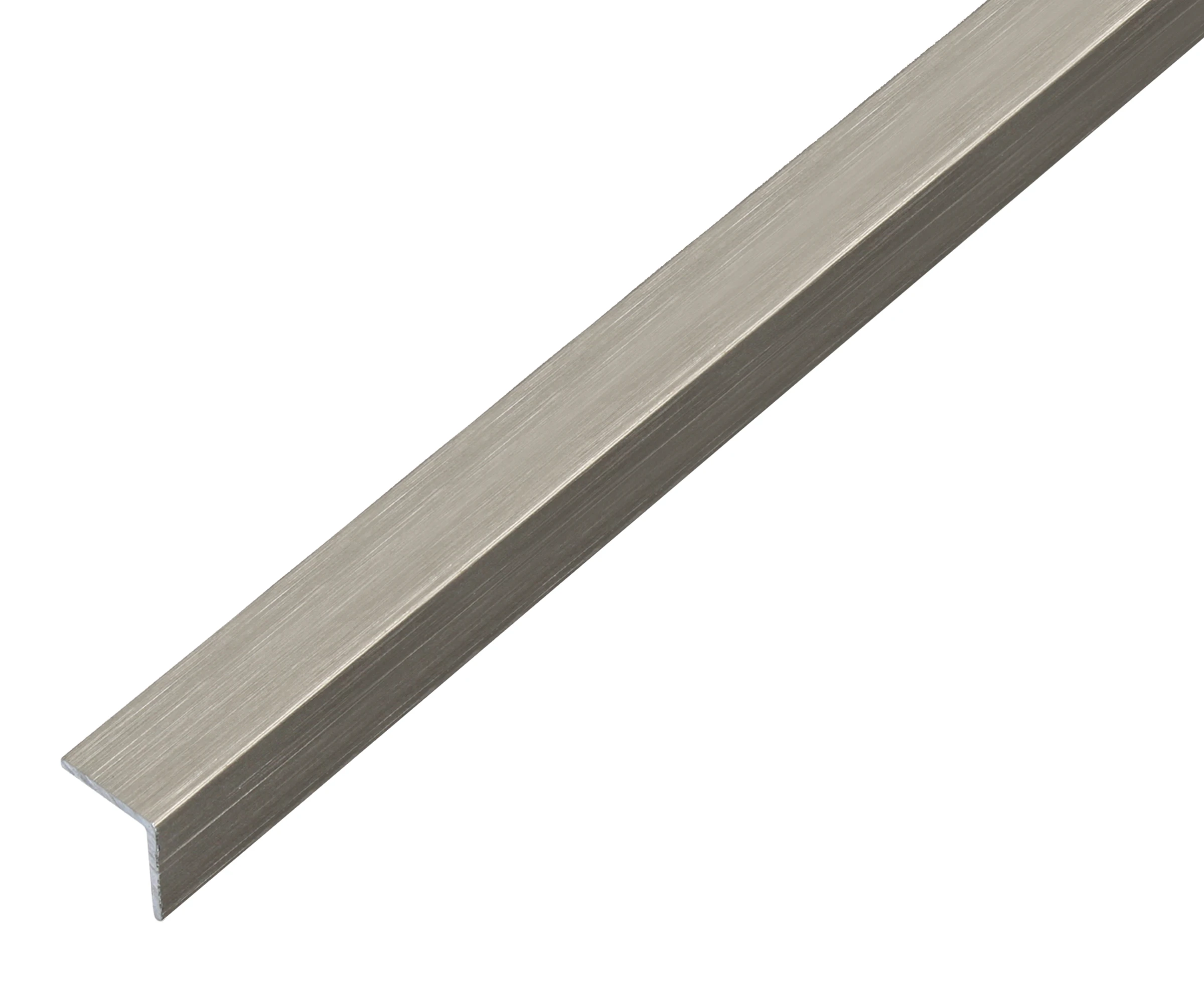 Winkelprofil selbstklebend 1m20x20 edelstahldesign dunkel