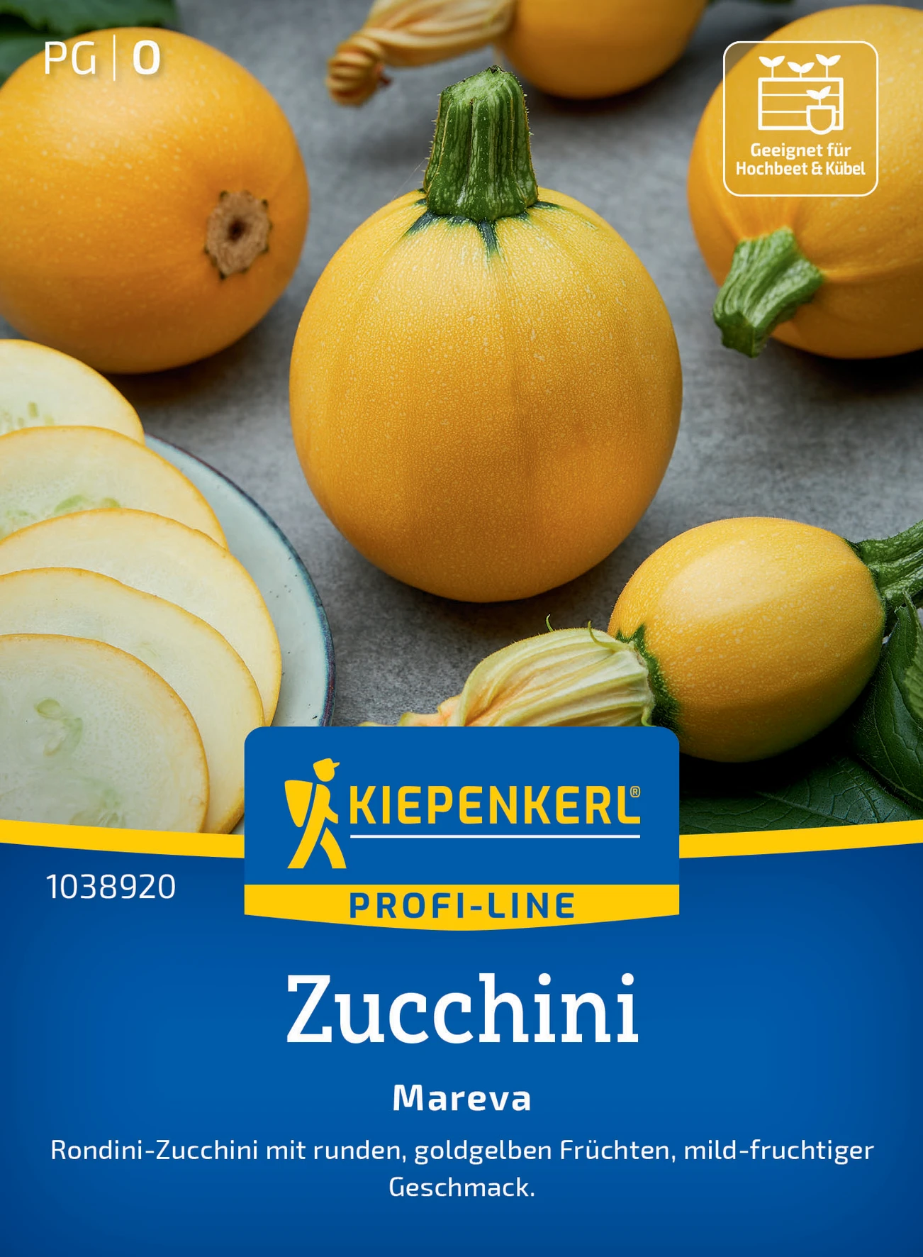 Kiepenkerl Zucchini Mareva, F1