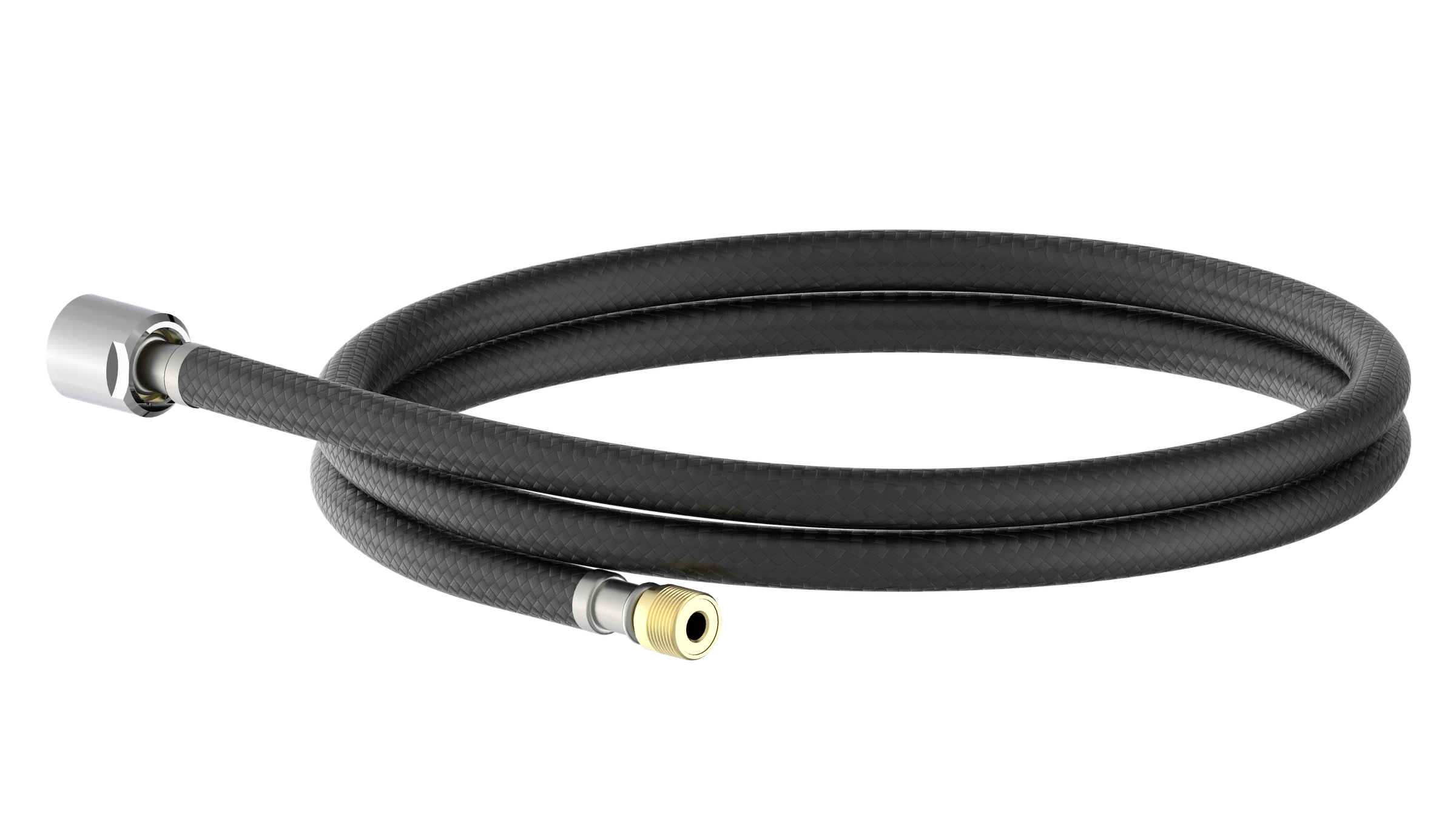 Geschirrbrauseschlauch, Schwarz, 150 cm, 1/2'' x M15AG