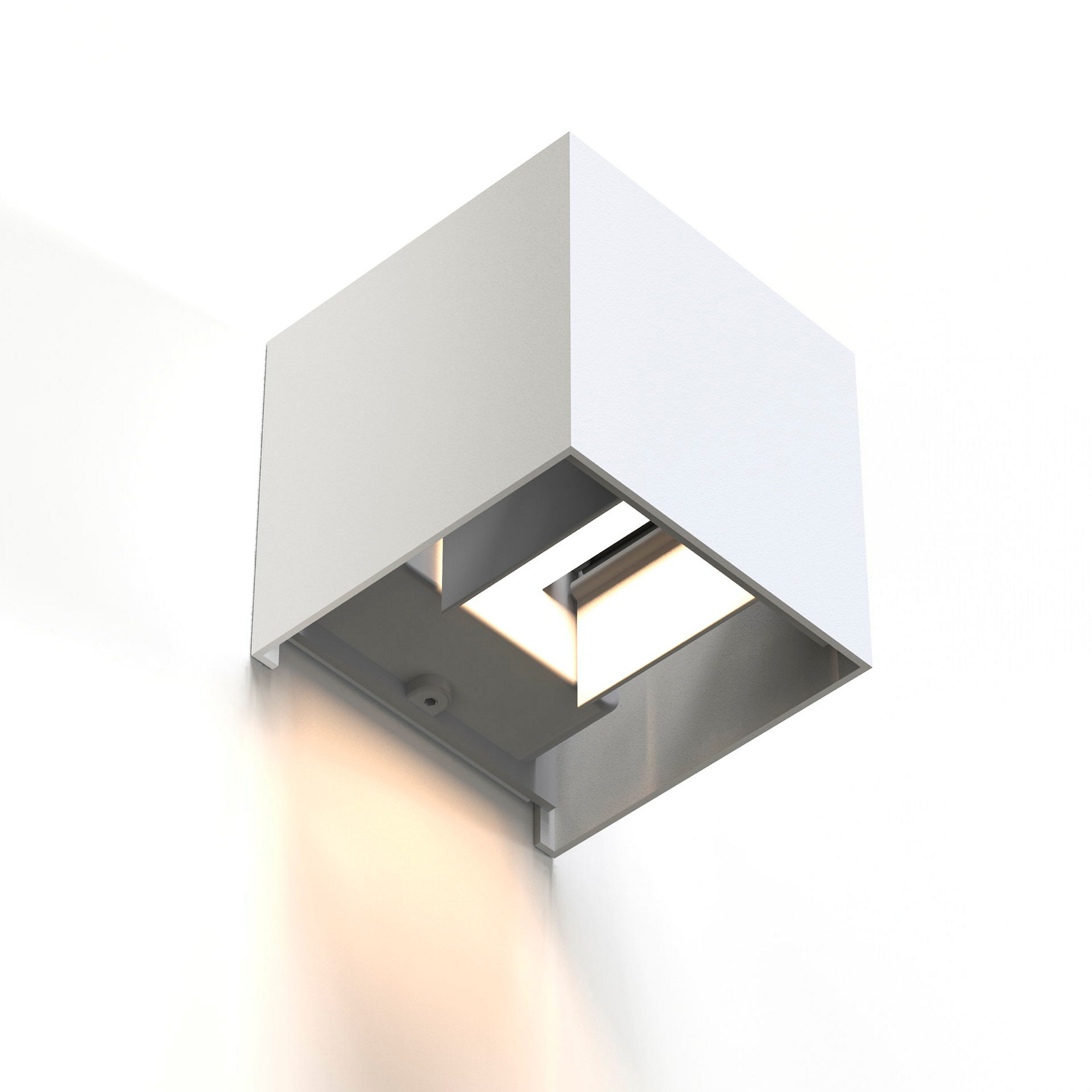 Hama LED Wandlampe für innen und außen, WLAN, App- u. Sprachsteuerung, Weiß