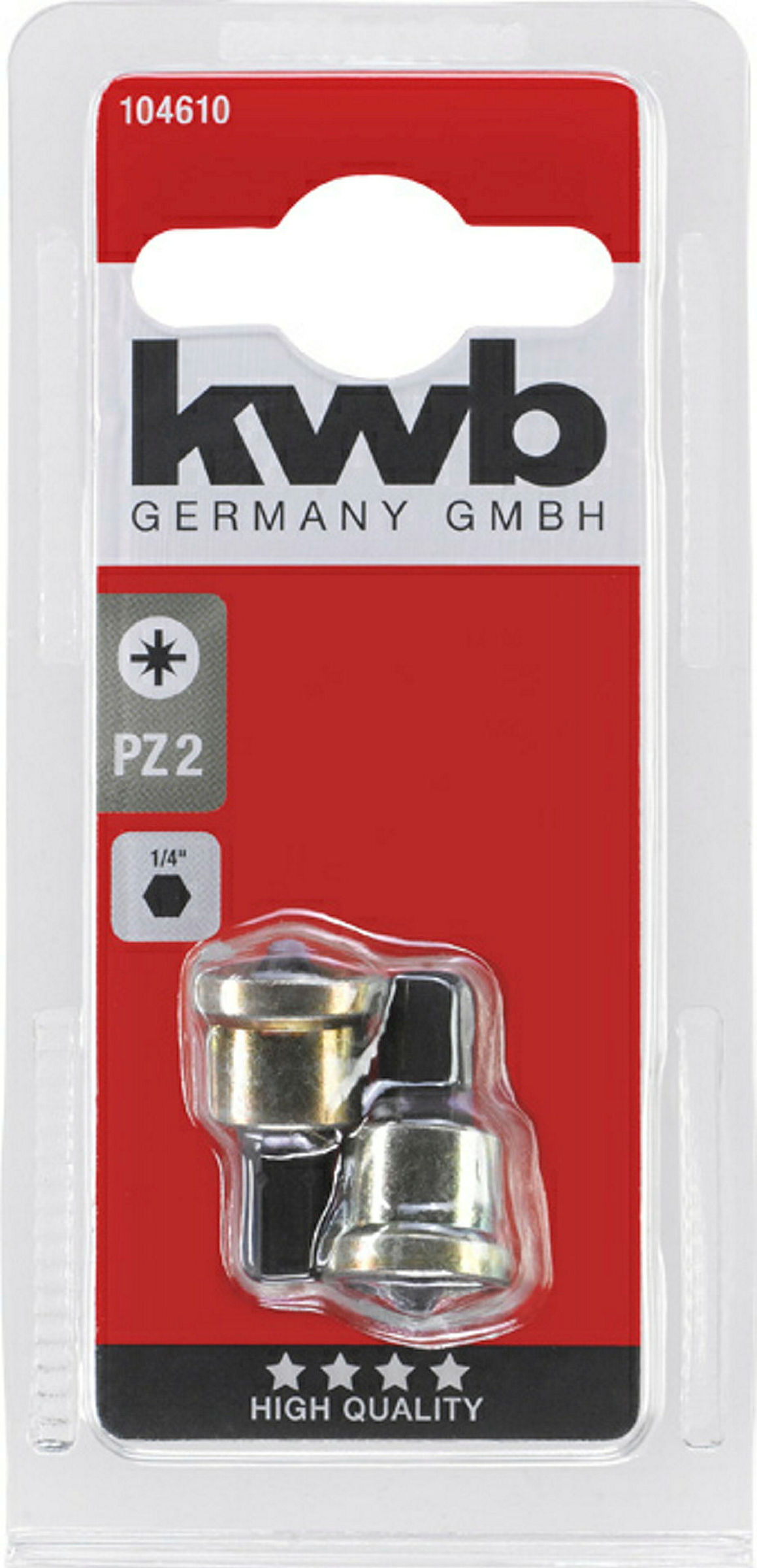 Trockenbau Bits mit Tiefenstopp, 2 x PZ 2