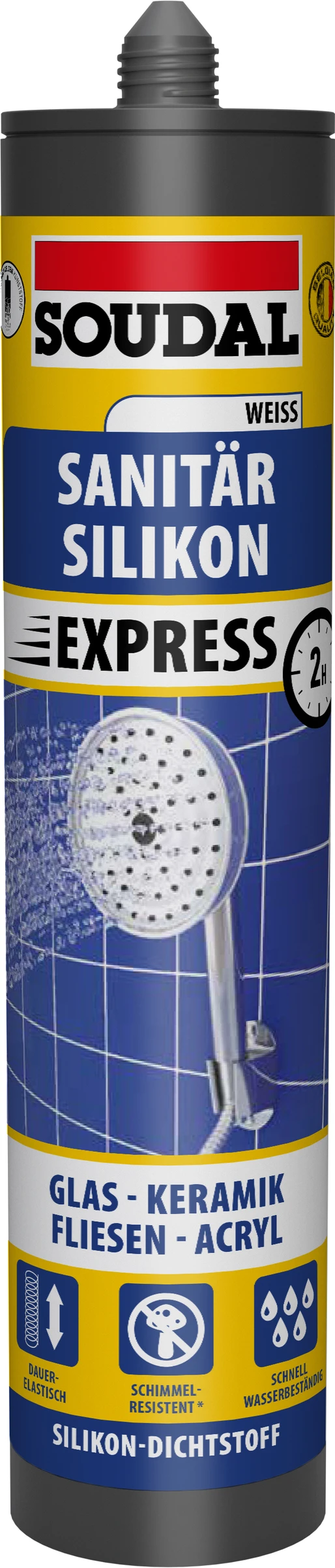 Soudal Sanitär-Silikon Express - Schnell, sicher und hygienisch