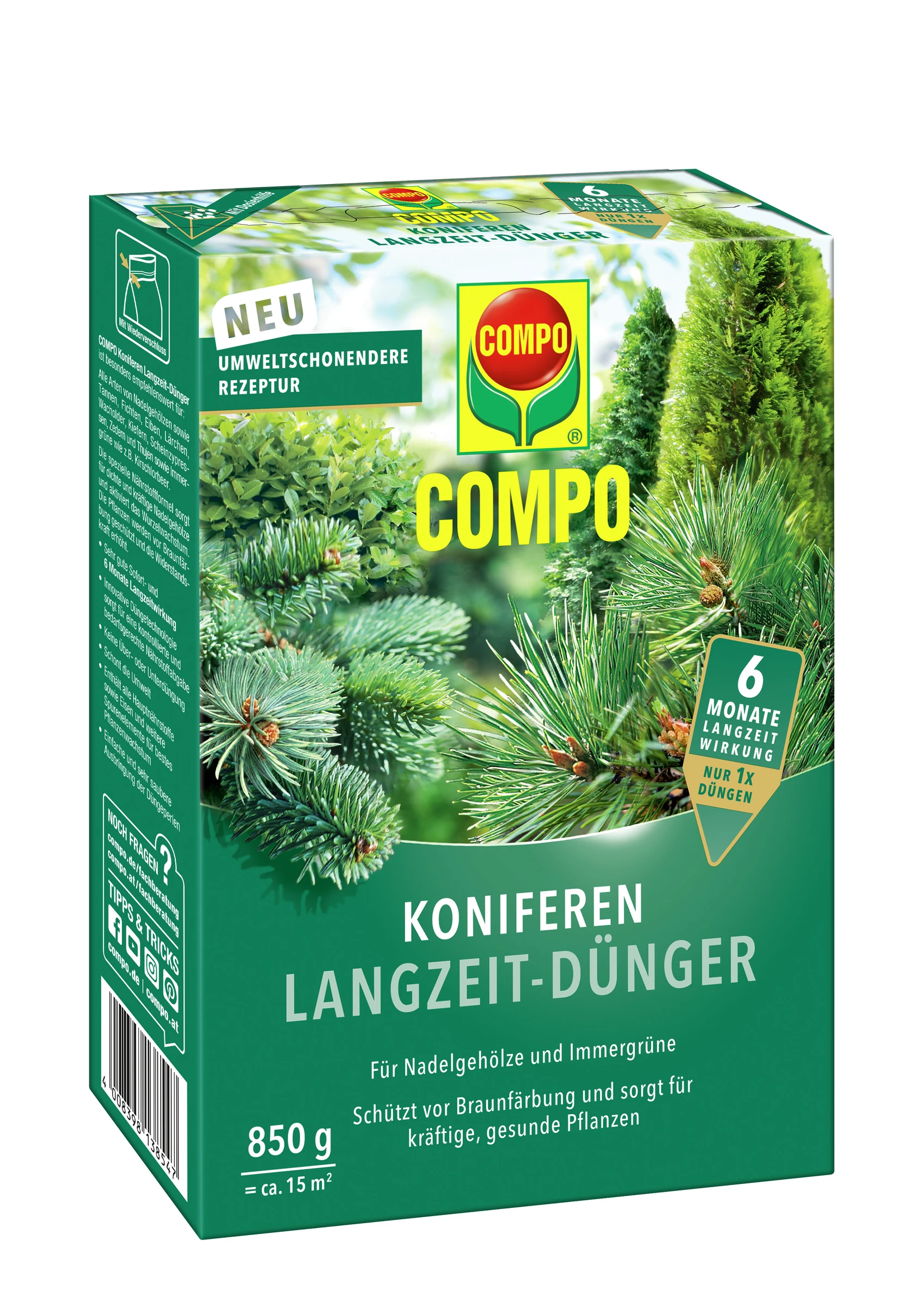 COMPO Koniferen Langzeit-Dünger 850 g