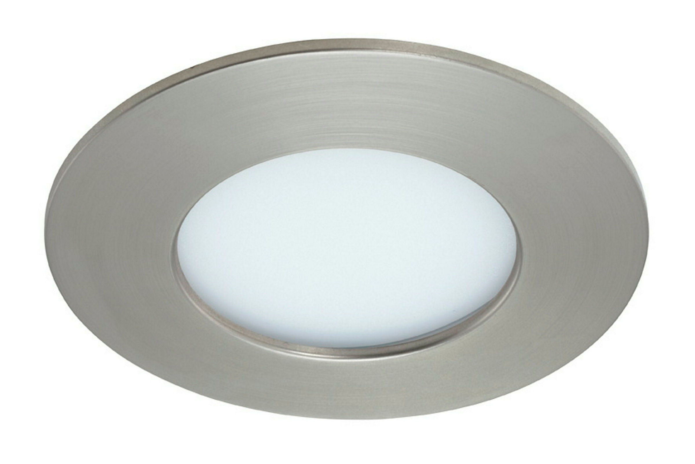 LED Einbauleuchte, nickel