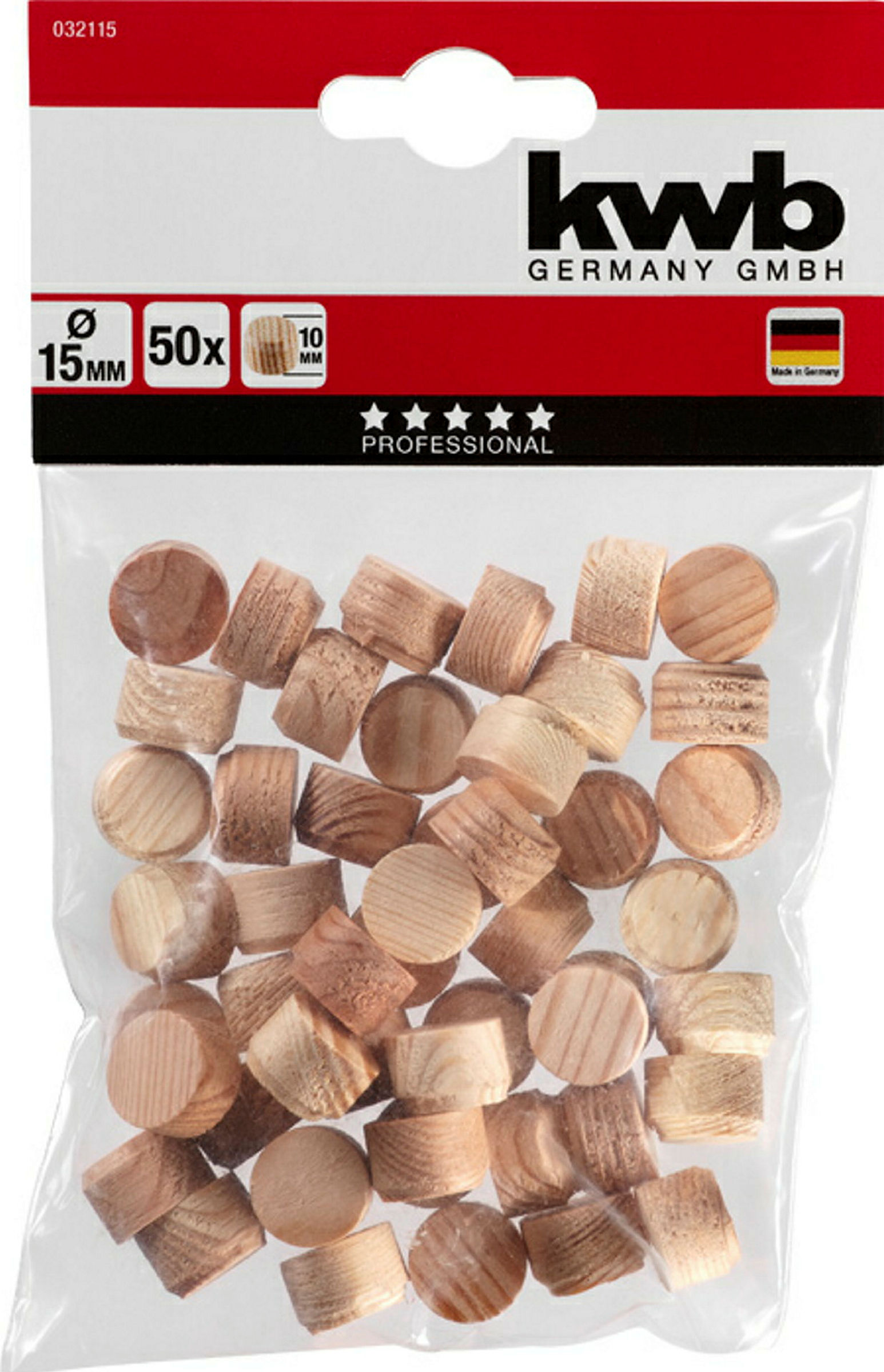 Konusplättchen, ø 15 mm, 50 Stk.