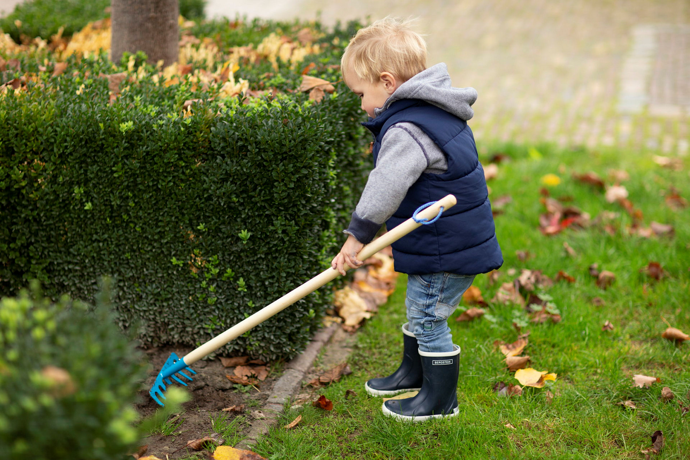 Kinderharke sortiert