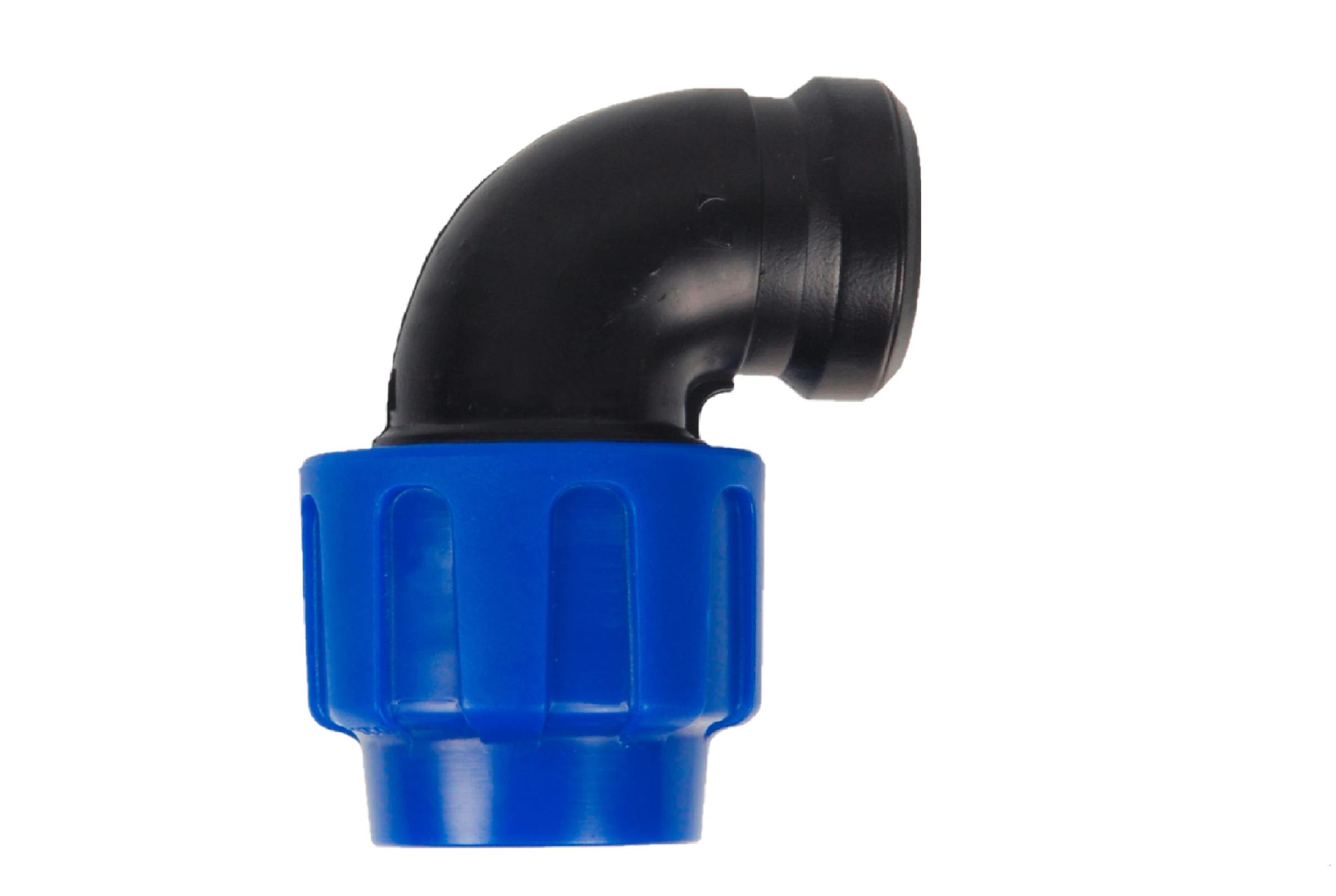 PP Winkel 90°, 32 mm x 3/4''IG, Klemmfitting für HDPE