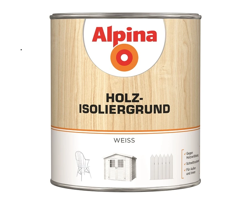 Alpina Holz-Isoliergrund 2 Liter weiß