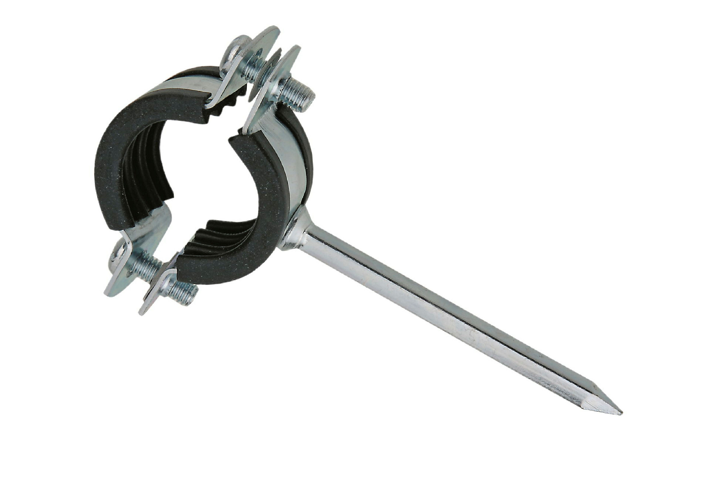 Rohrschelle, 3/4'', schallgedämmt, mit Einschlagstift