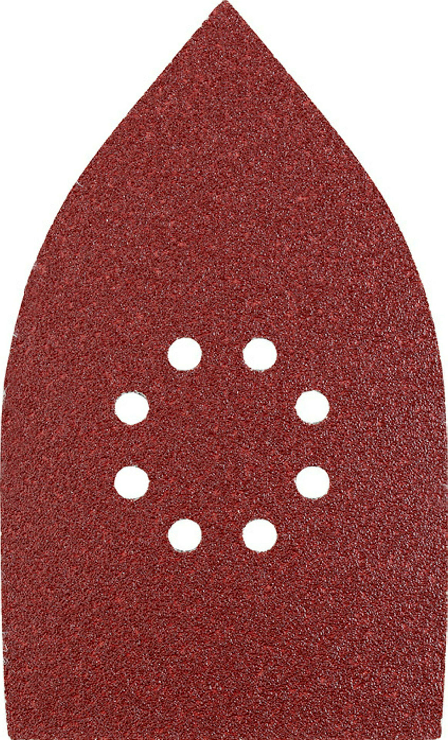 Haft-Schleifdreiecke, HOLZ & METALL, Edelkorund, 107 x 175 mm, K 240