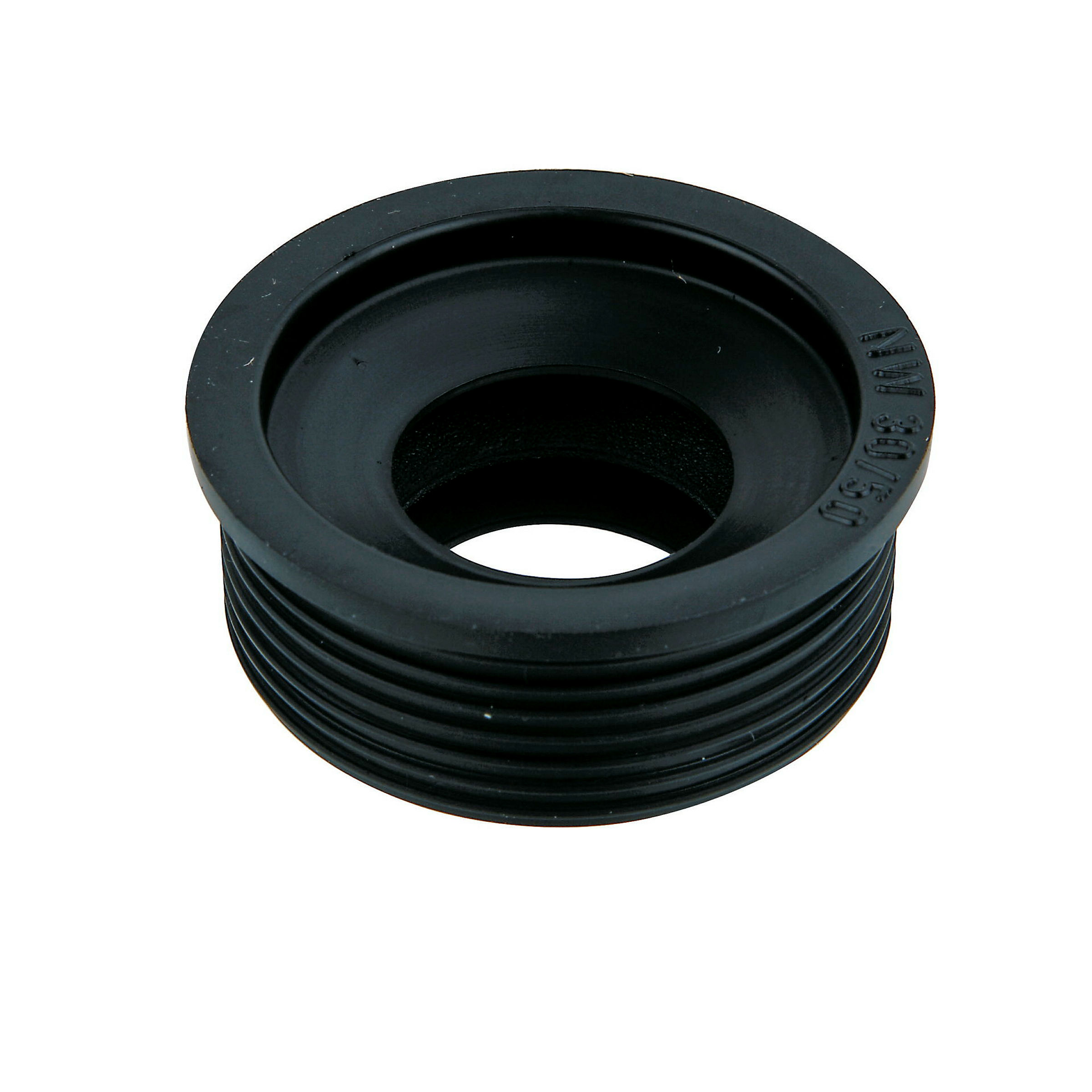 Ablaufverbinder kurz, Gummi, 50 mm x 30 mm, für Siphonabgang