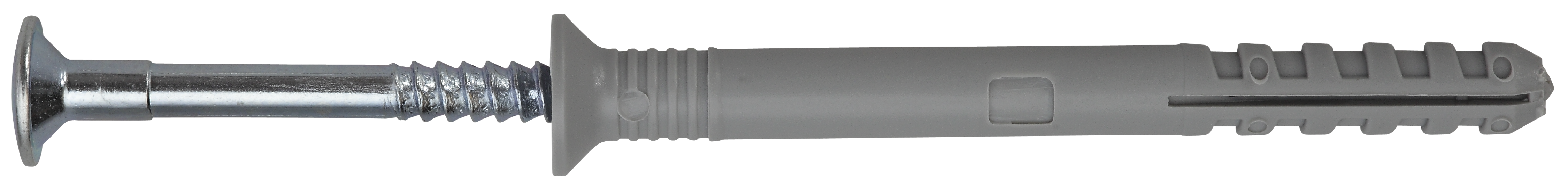 Nageldübel vormontiert mit Senkbund 6 x 60, Nylon / Stahl