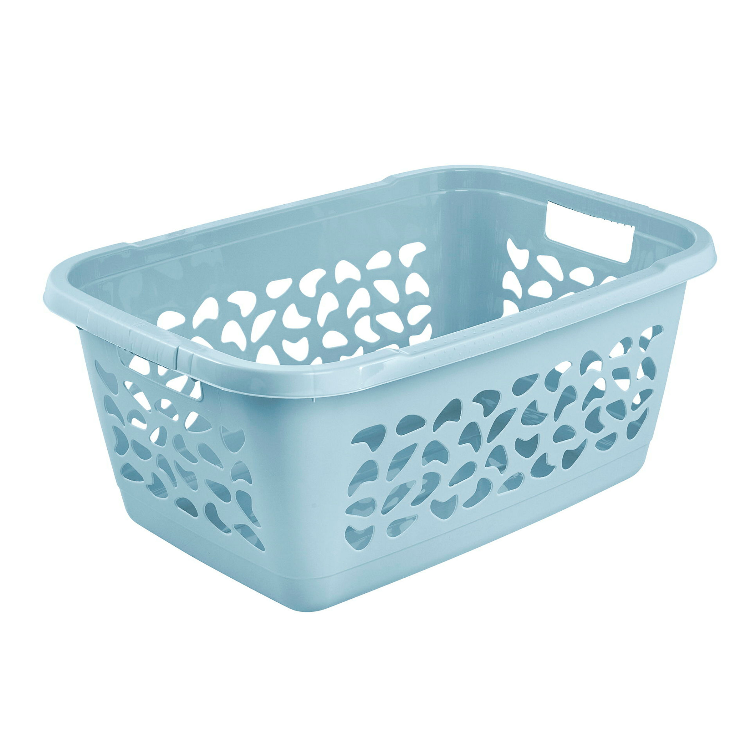 keeeper Wäschekorb, Luftdurchlässiges Dekor, 52 l, Jost, Nordic Blue