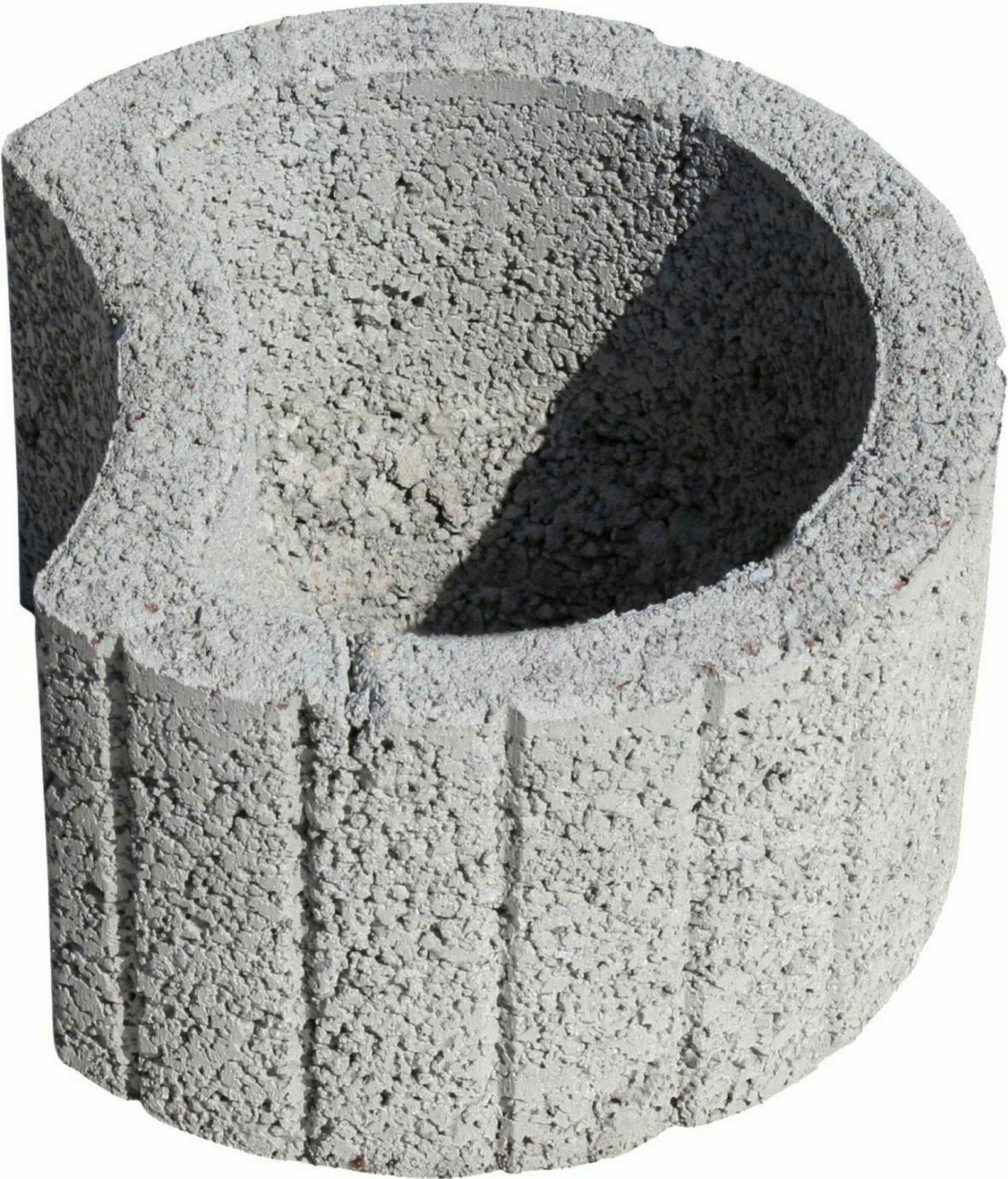 Stützflor klein, 35 / 28 / 20 cm, grau