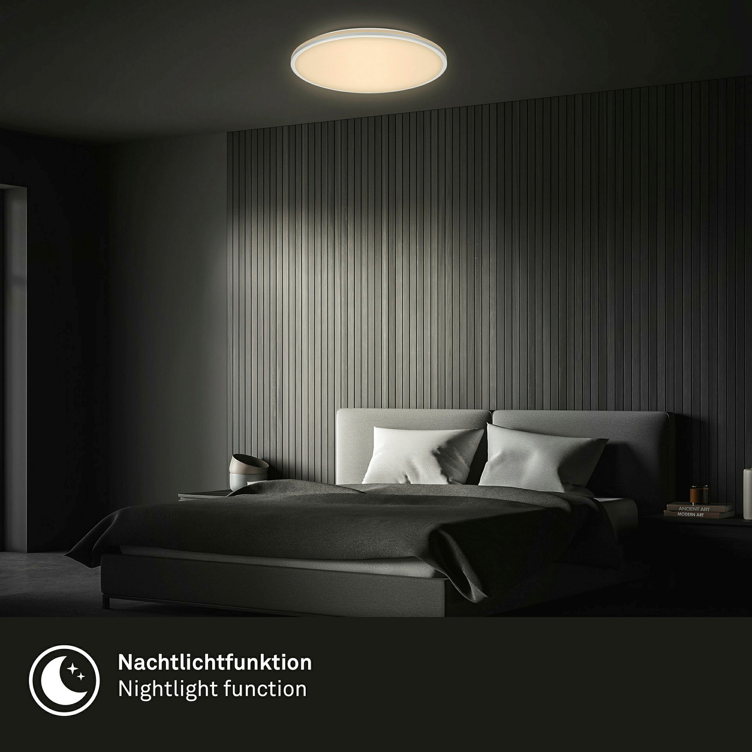 LANA CCT-LED Deckenleuchte, Chrome-matt, LED / 40W