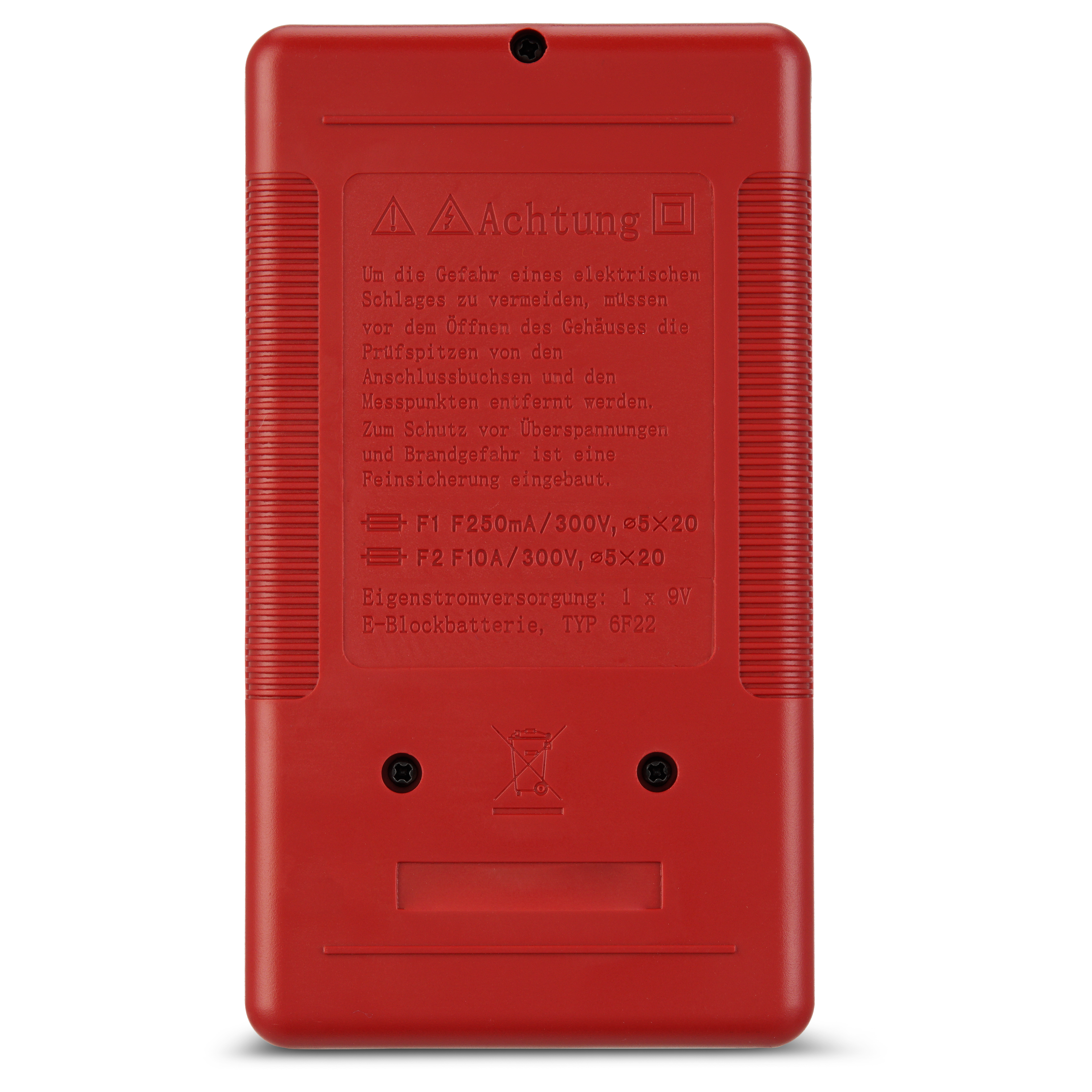 Vielfachmessgerät digital Basic schwarz/rot