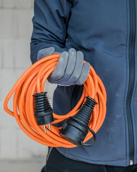 BREMAXX Verlängerungskabel IP44 10m AT-N05V3V3-F 3G15 orange
