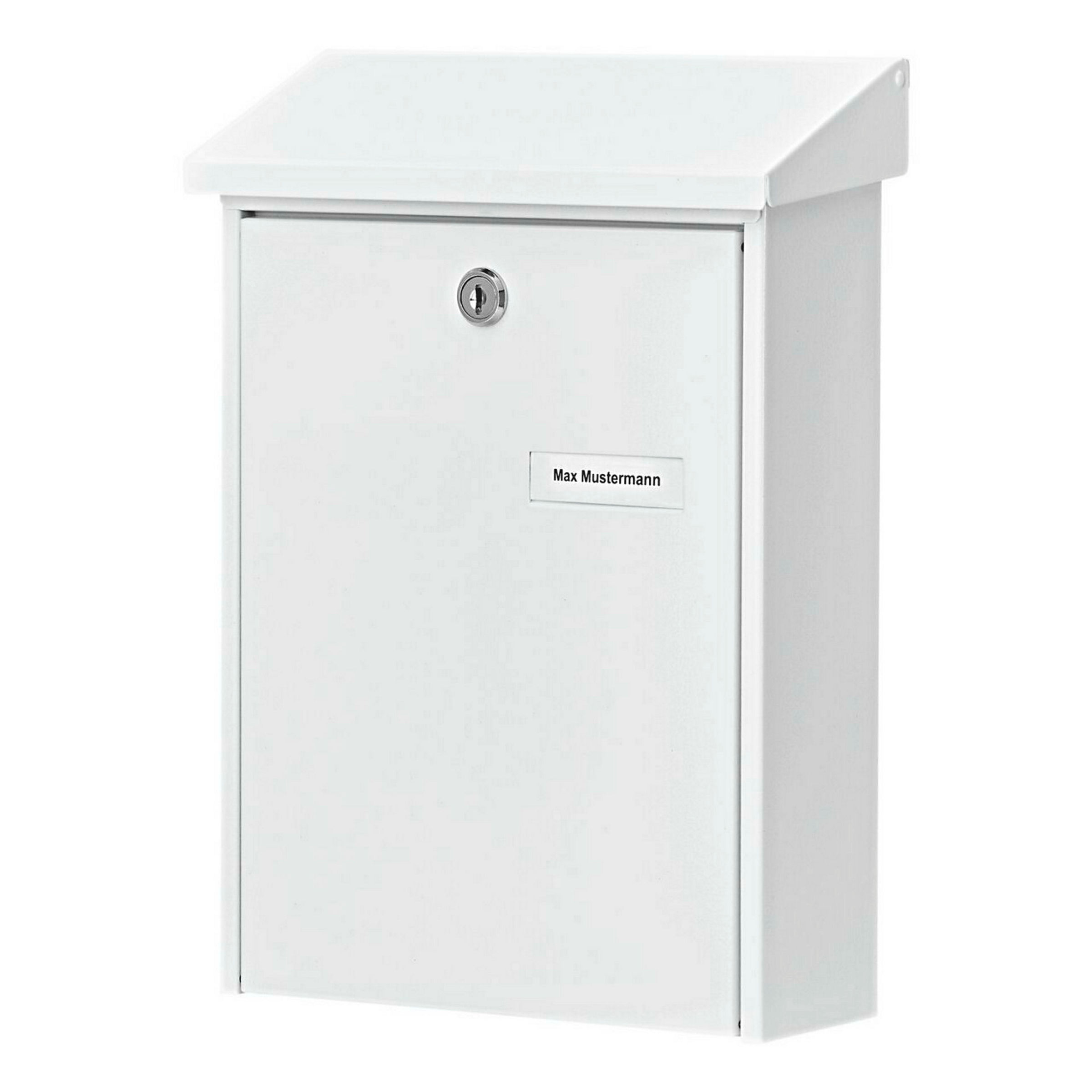 Briefkasten Stahl-lackiert Daily 5861 W weiss