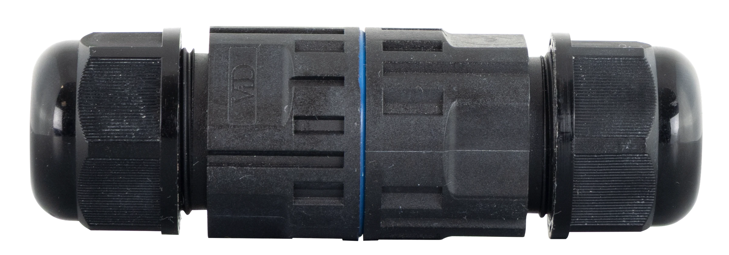 Kabel-Verbinder IP68 5polig 2,5 mm² schwarz