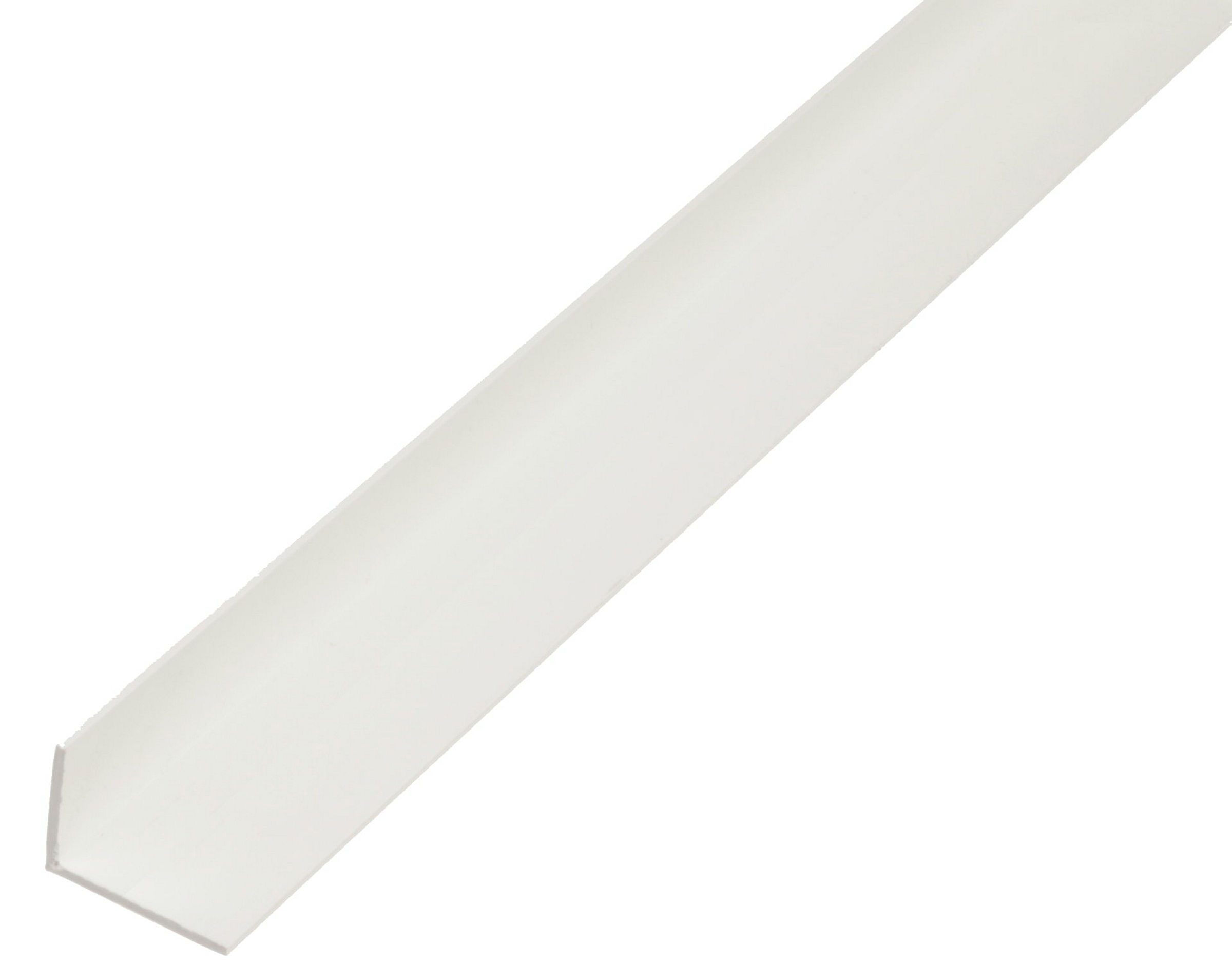Winkelprofil 2m20x10 PVC weiß