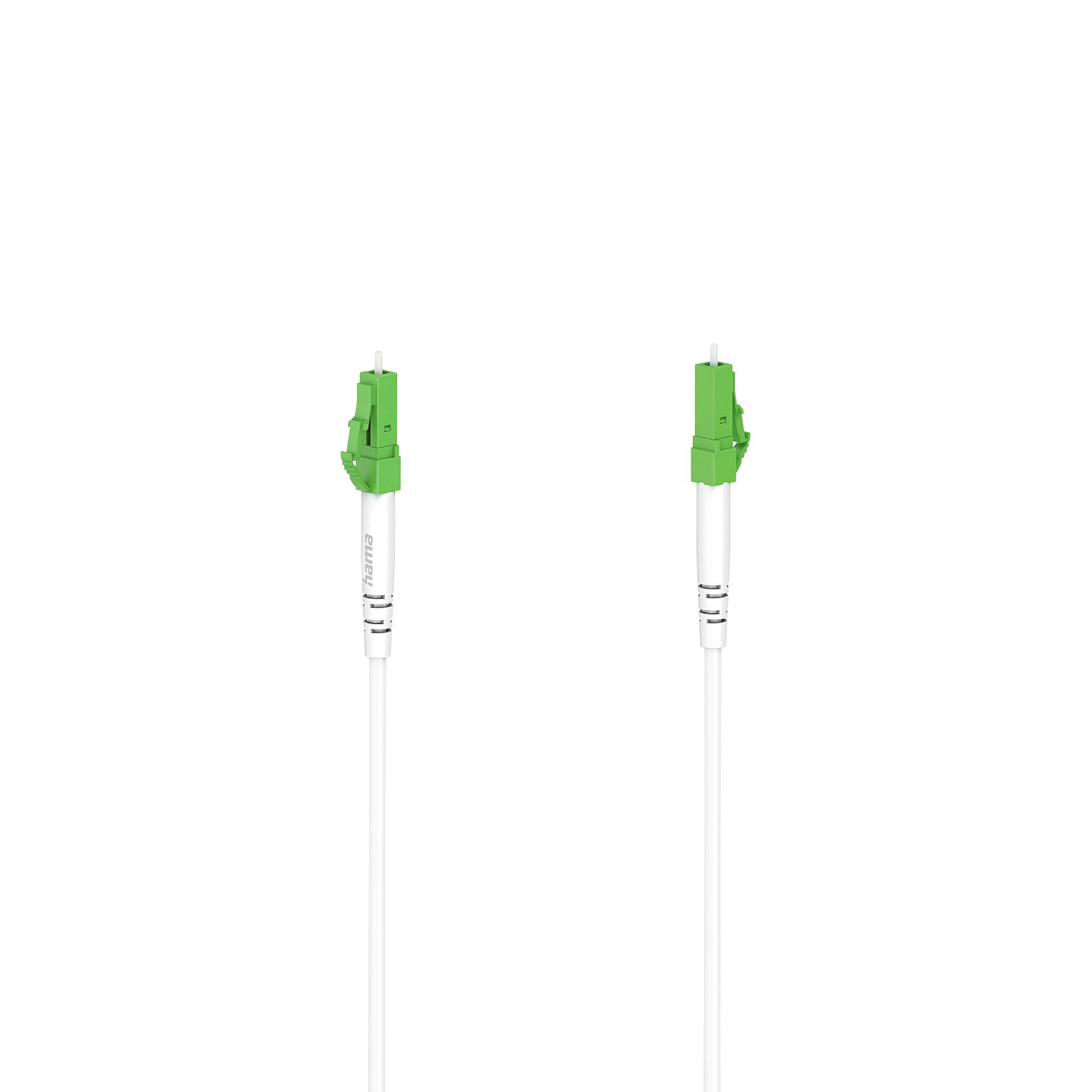 Hama Glasfaser-Netzwerkkabel, LC/APC-Stecker - LC/APC-Stecker, 9,00 m
