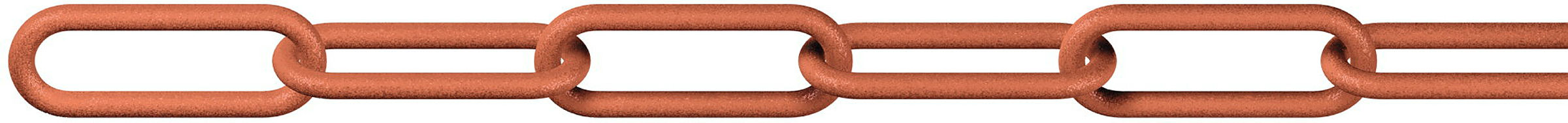 PE-Kunststoffkette, (Spule) 10 mm Polyethylen kupfer, 6 m