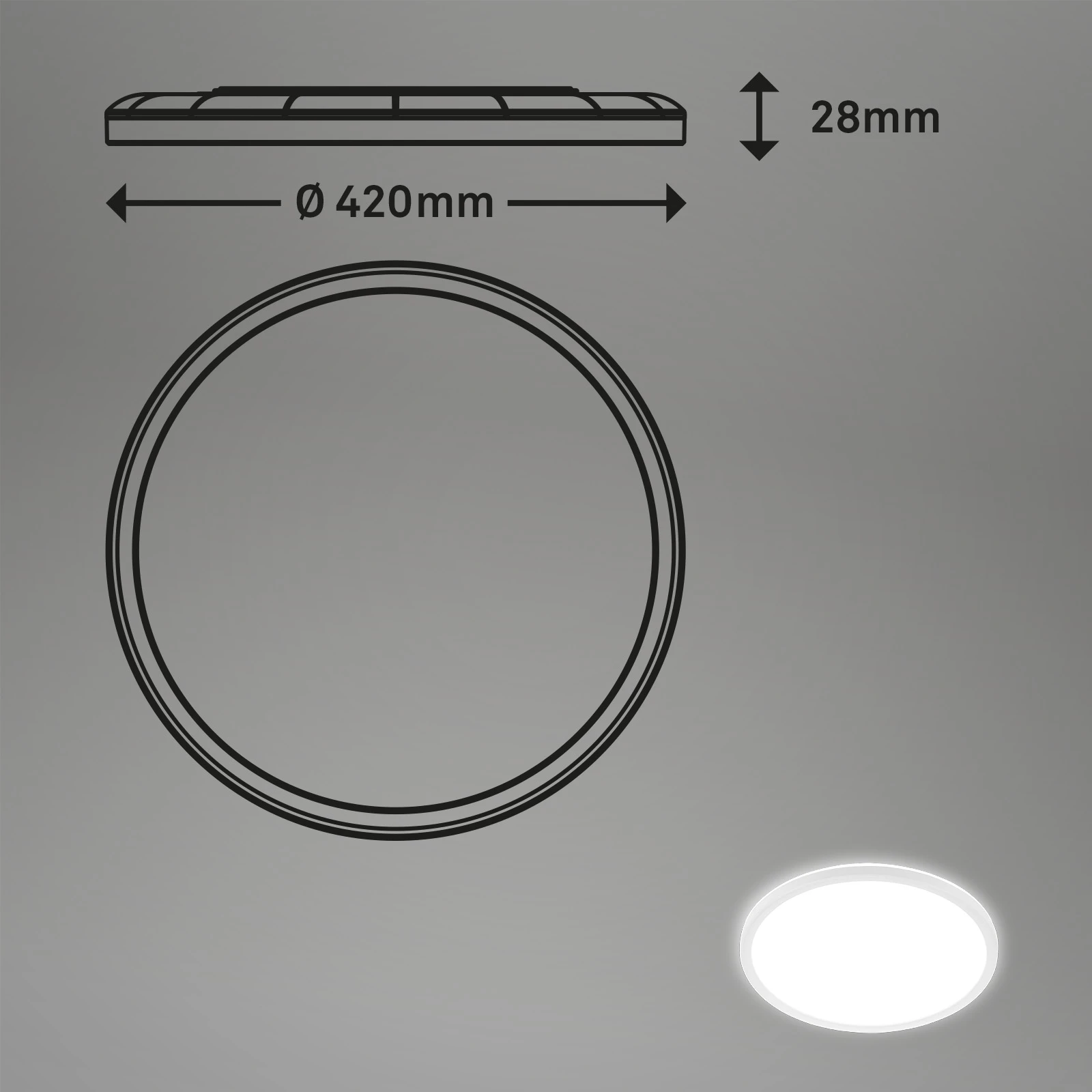 Ultraflaches LED Panel mit LED Backlight