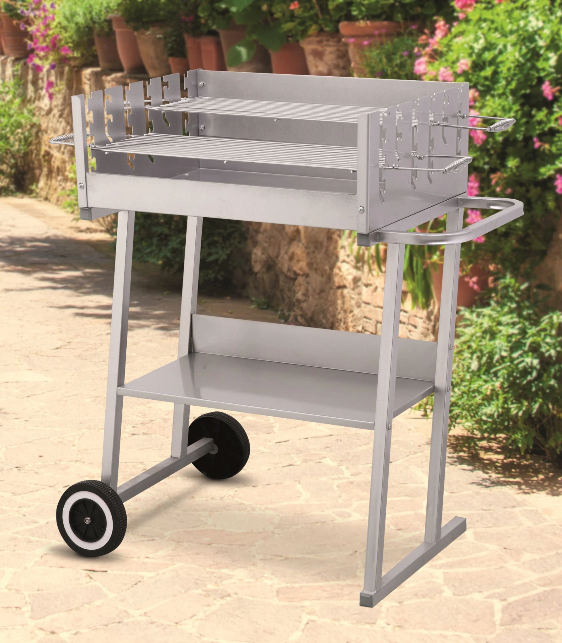 Grillwagen Pasadena Grillfläche: 58x20,5cm (je 2x)