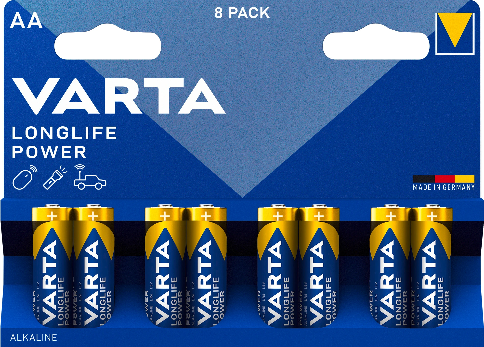 VARTA LONGLIFE Power AA Blister 8