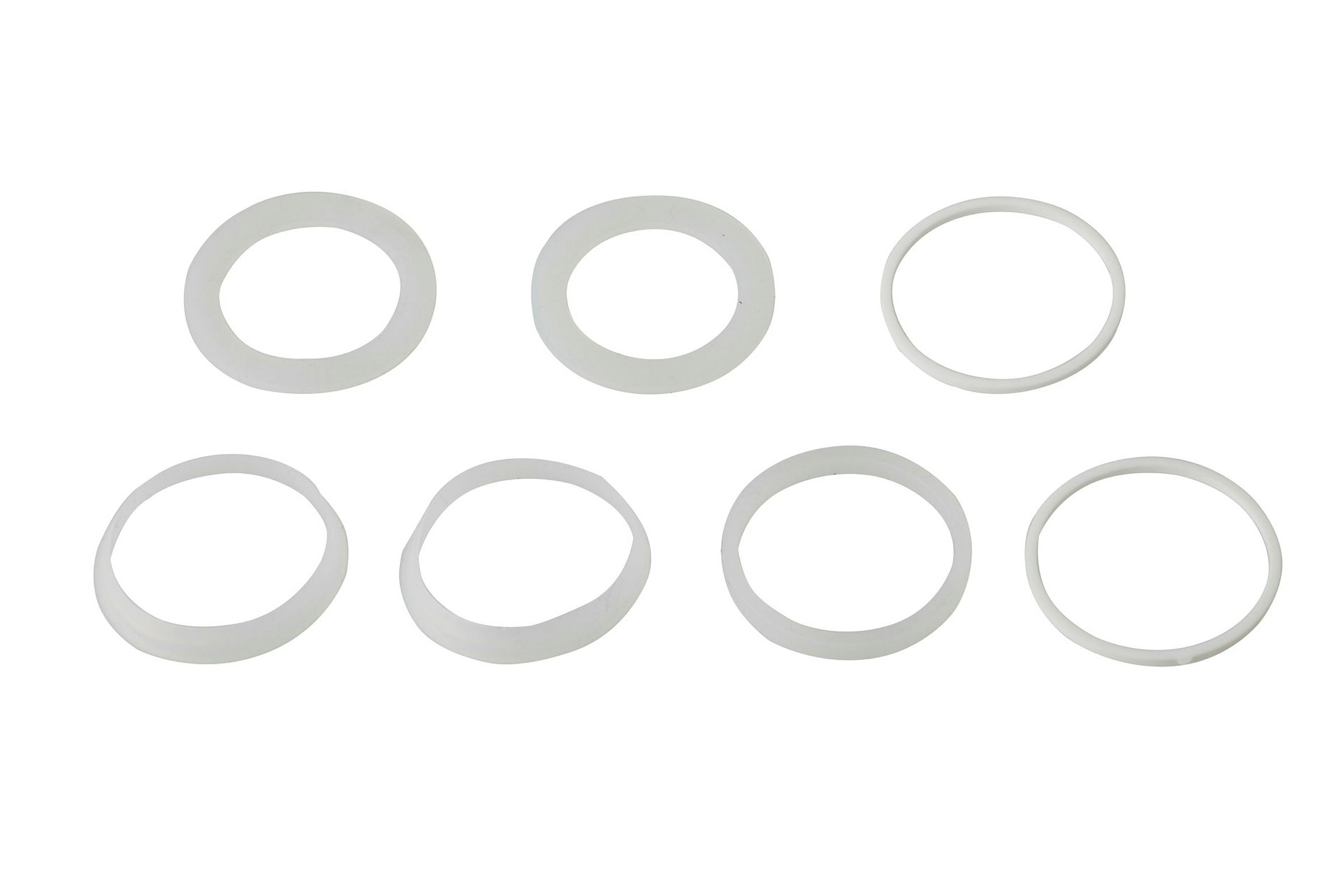 Siphon-Dichtung-Sortiment, Silikon, 1 1/2'' x 40 mm, für Spültisch (7x)