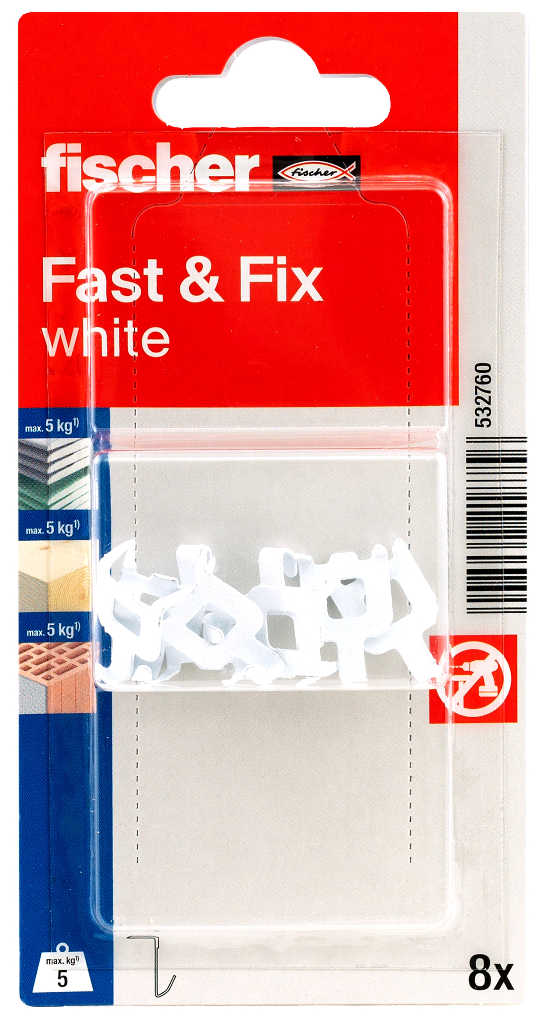 fischer Fast &amp, Fix weiß