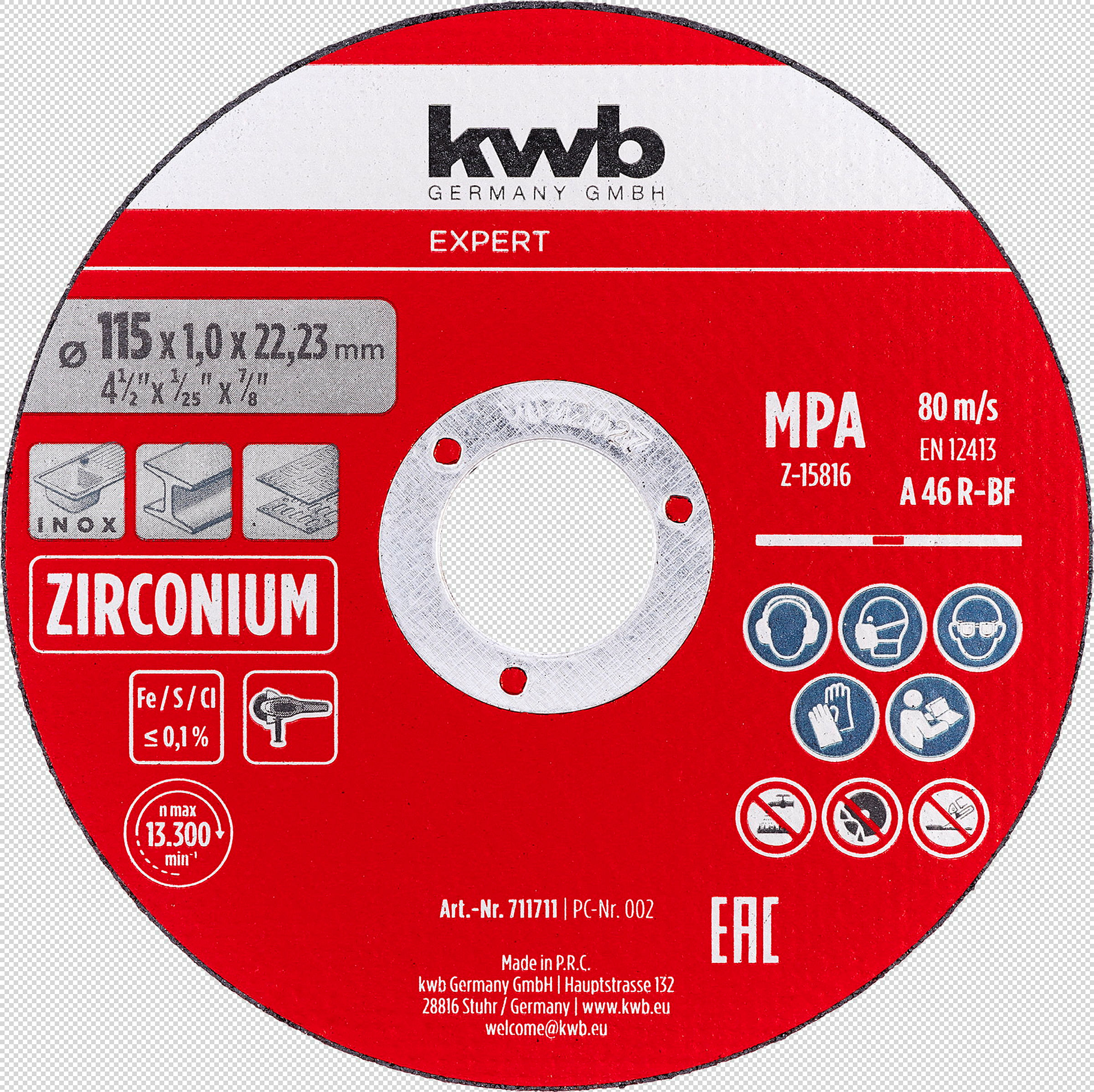 Metalltrennscheiben, extra du nn, Ø 115 mm x 1,0, 10er Sparpack