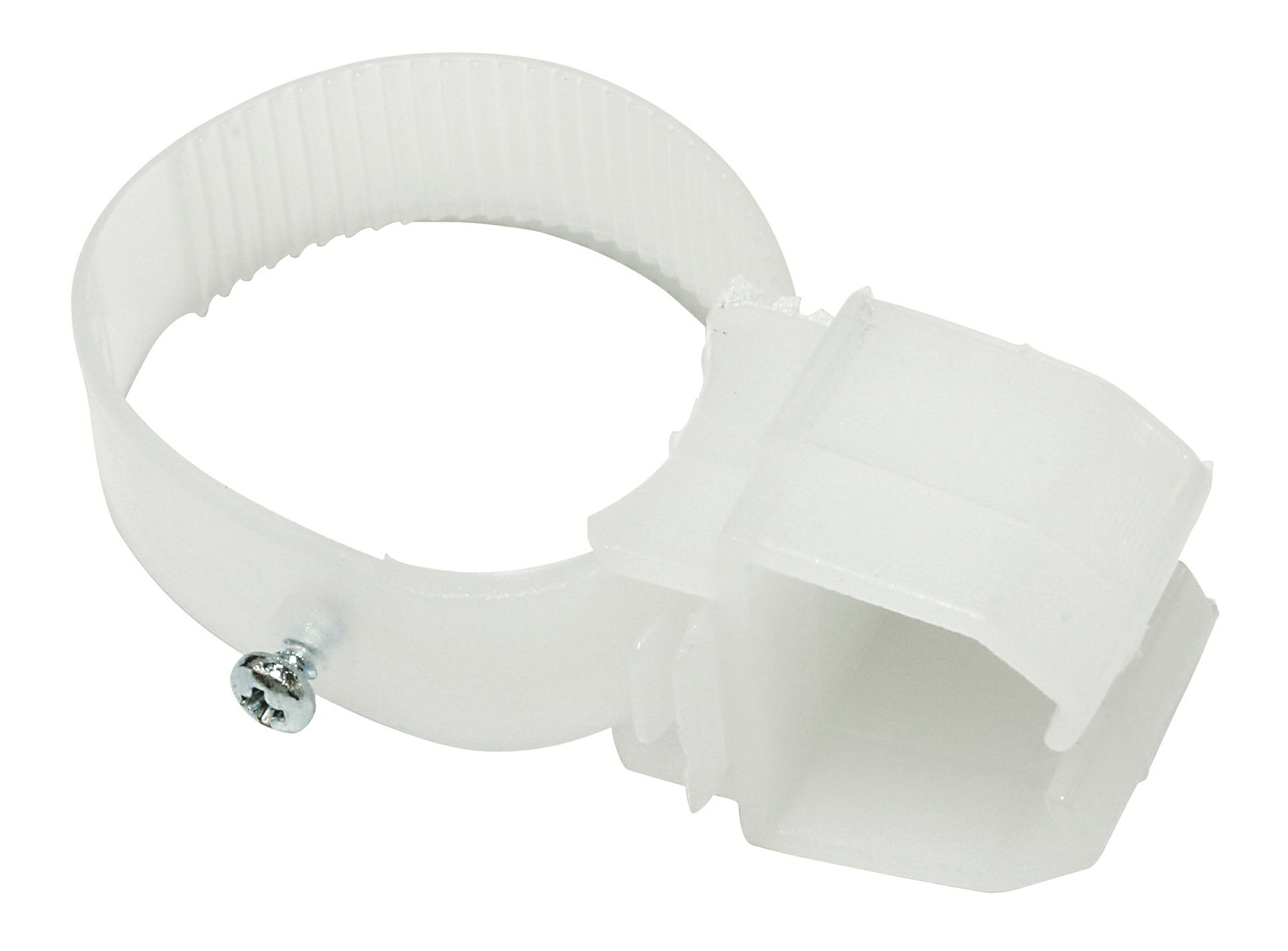 Halter variabel für U-Laufschienen, weiß