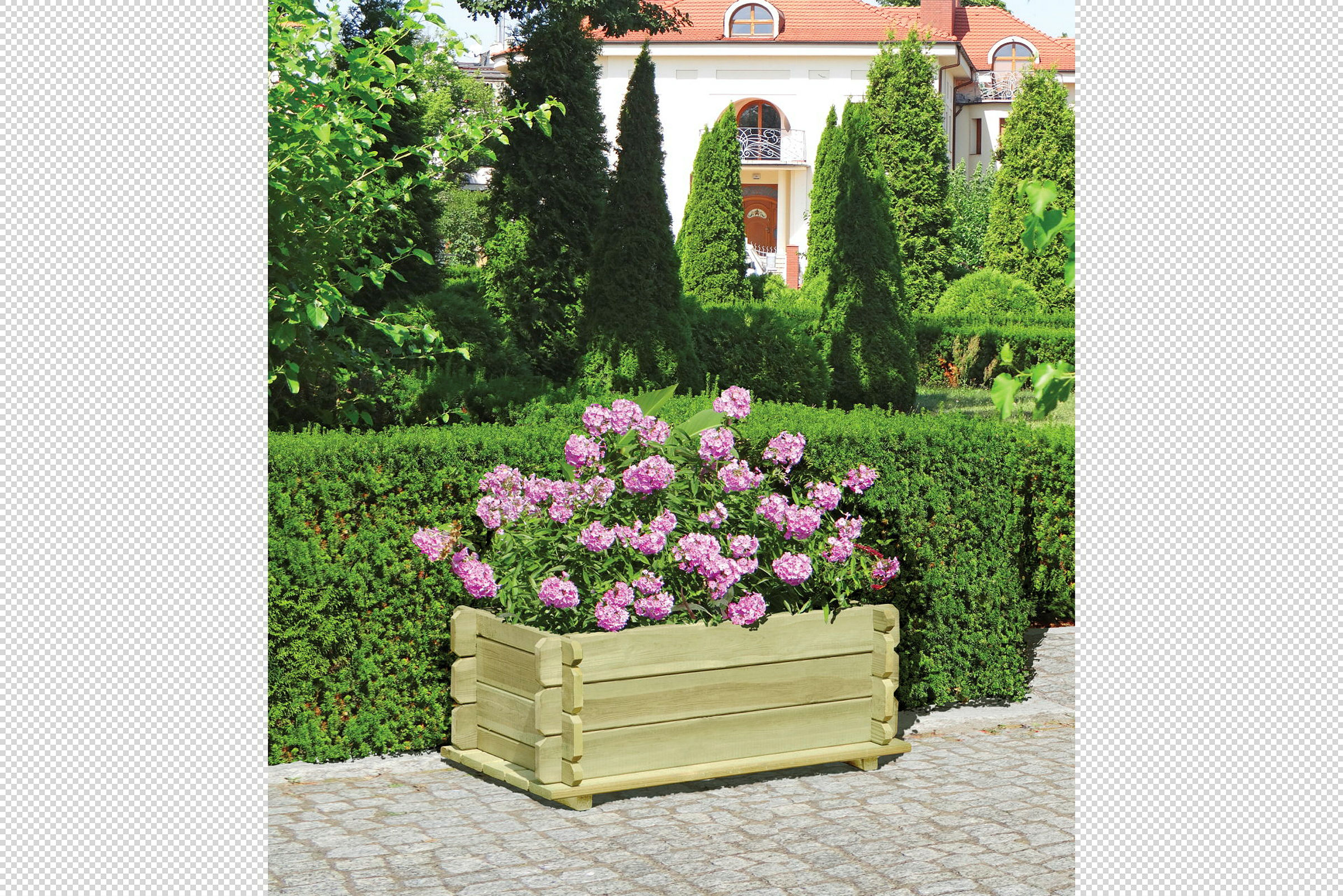 SENA Pflanzkasten grün 80x45x32cm