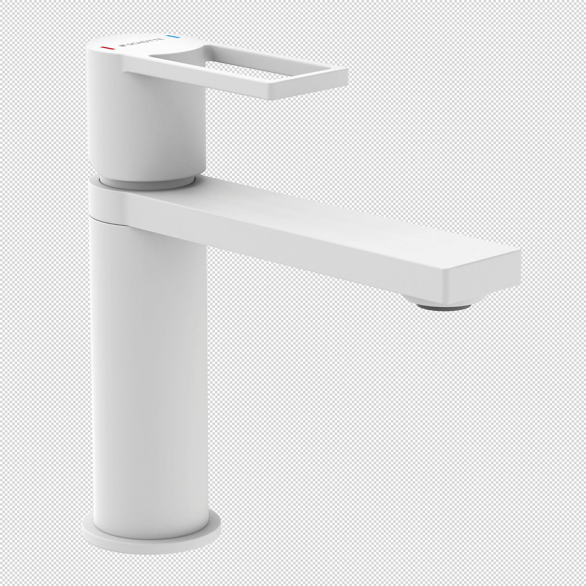 MANHATTAN Waschtischarmatur, Weiß matt